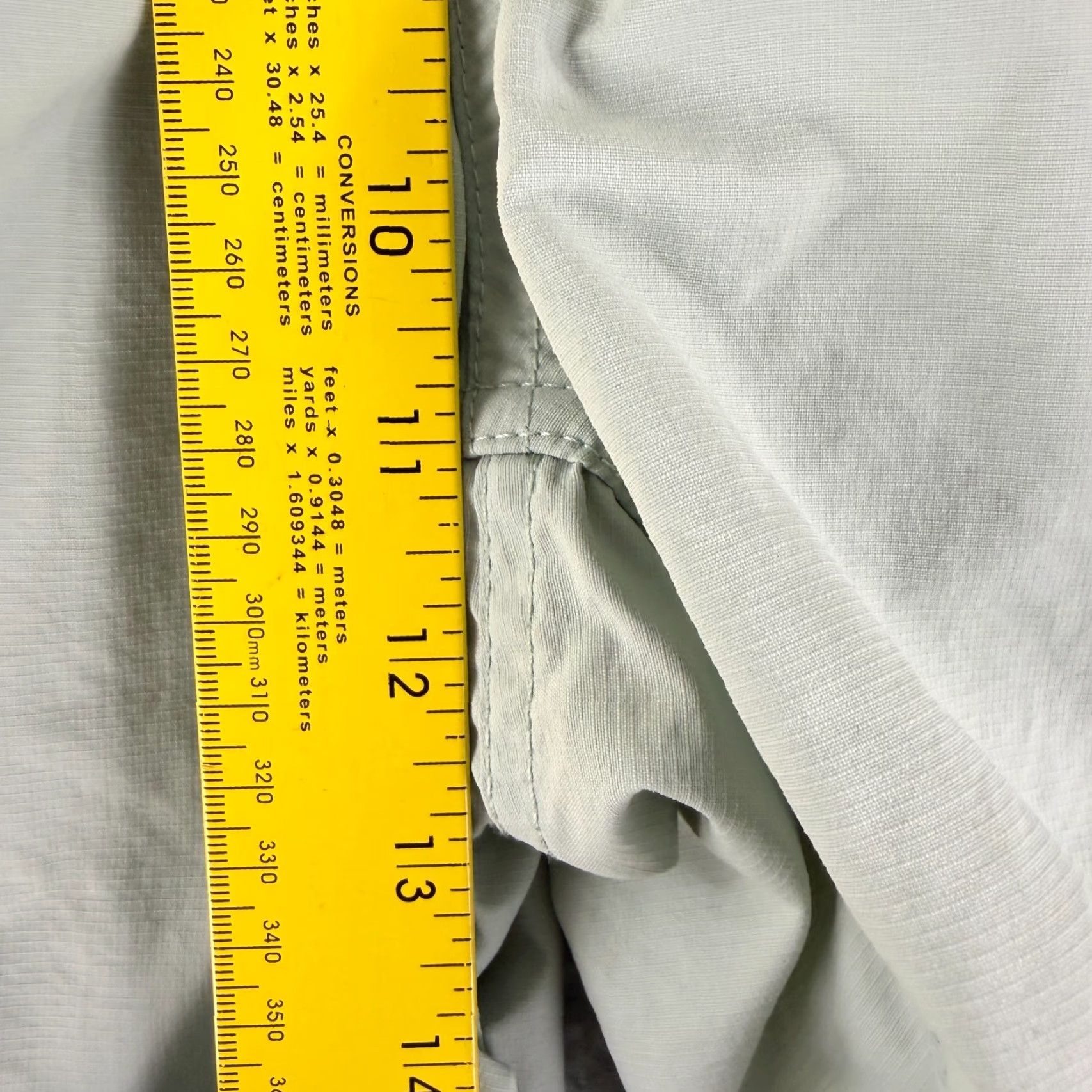 Madewell Madewell (RE)sourced Everywhere Short Mens Large Green Pull On Elastic Waist Chino Pocket Breathable Lightweight Regular Size US 33 - 5 Thumbnail