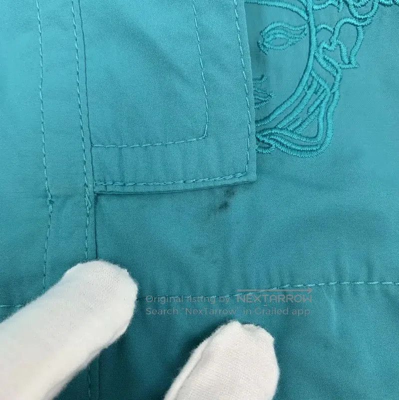 Versace Versace Aqua Polyester Women's Trench Coat . Size XXS / US 00 / IT 34 - 9 Thumbnail