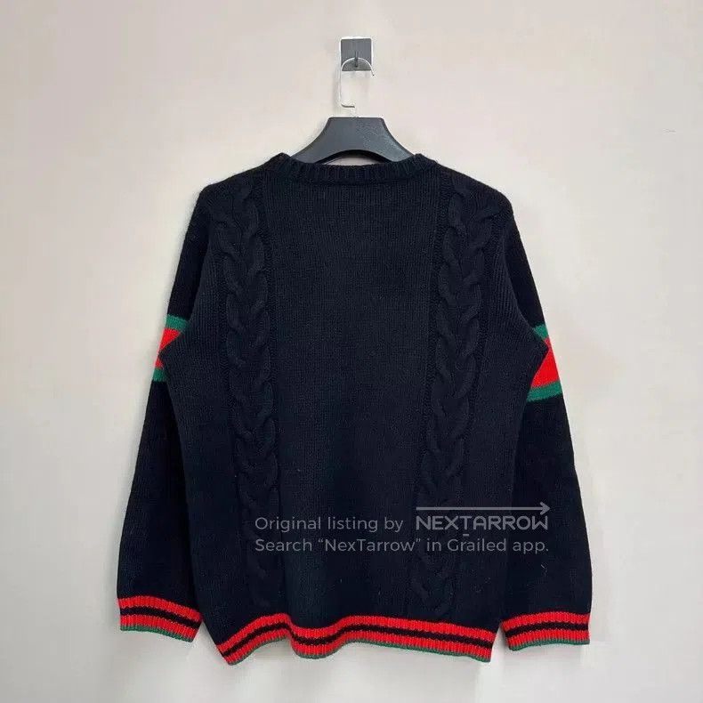 Gucci Gucci Classic Red Green Stripe Sweater. Size US XXL / EU 58 / 5 - 2 Thumbnail