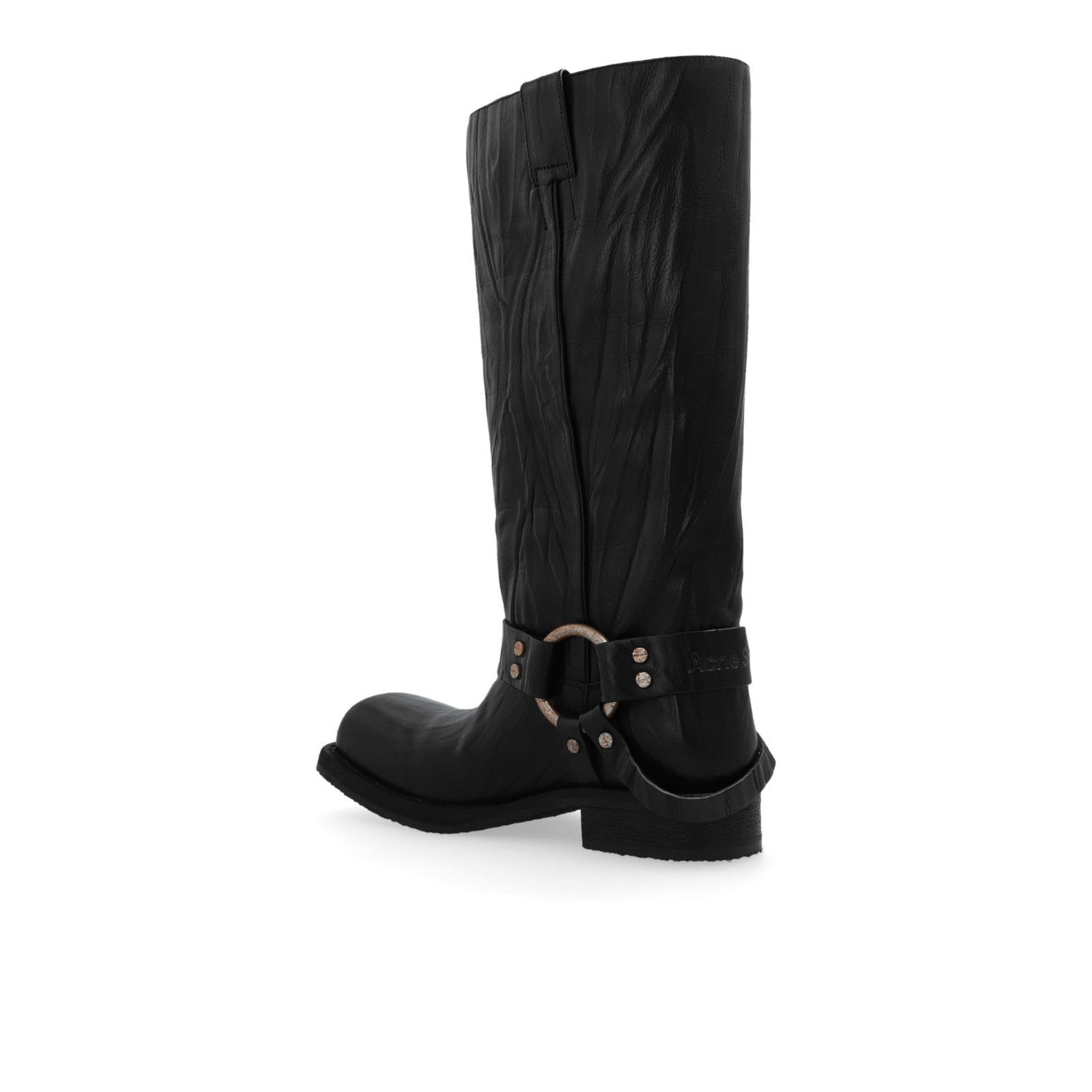Acne Studios ACNE STUDIOS 'Biker' Black Leather Boots New And Authentic ( Size US 11 / IT 41 - 3 Thumbnail