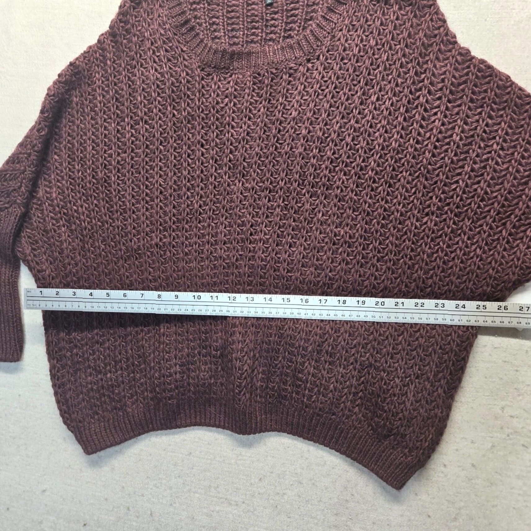 Vintage VINTAGE Charlotte Russe Sweater Pullover Top Crewneck Knit Knitwear 1X Purple Bohemian Women Size XL / US 12-14 / IT 48-50 - 6 Thumbnail