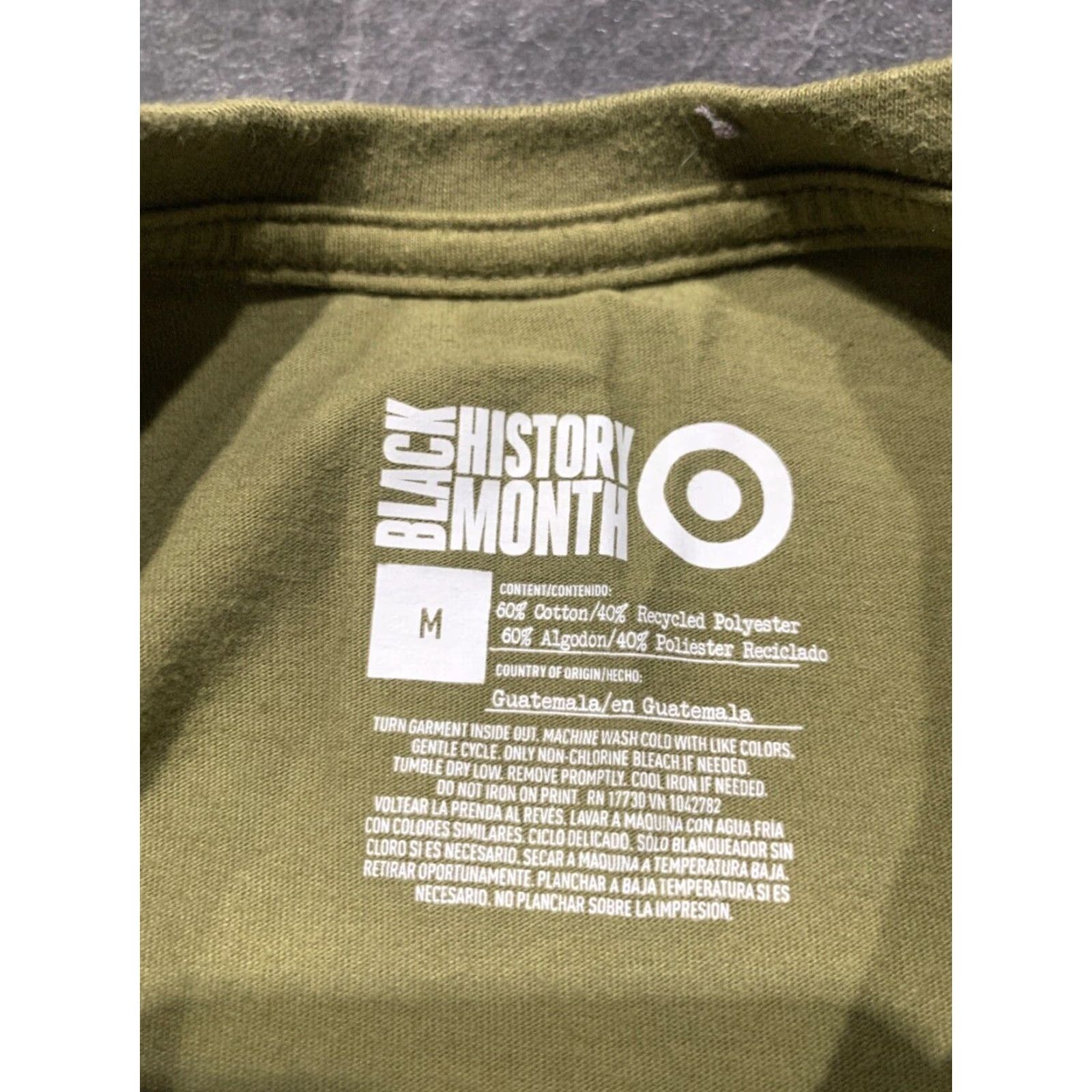 Olive Black History Month Naledi Modupi Graphic T-Shirt Men Medium Olive Green Size US M / EU 48-50 / 2 - 3 Thumbnail