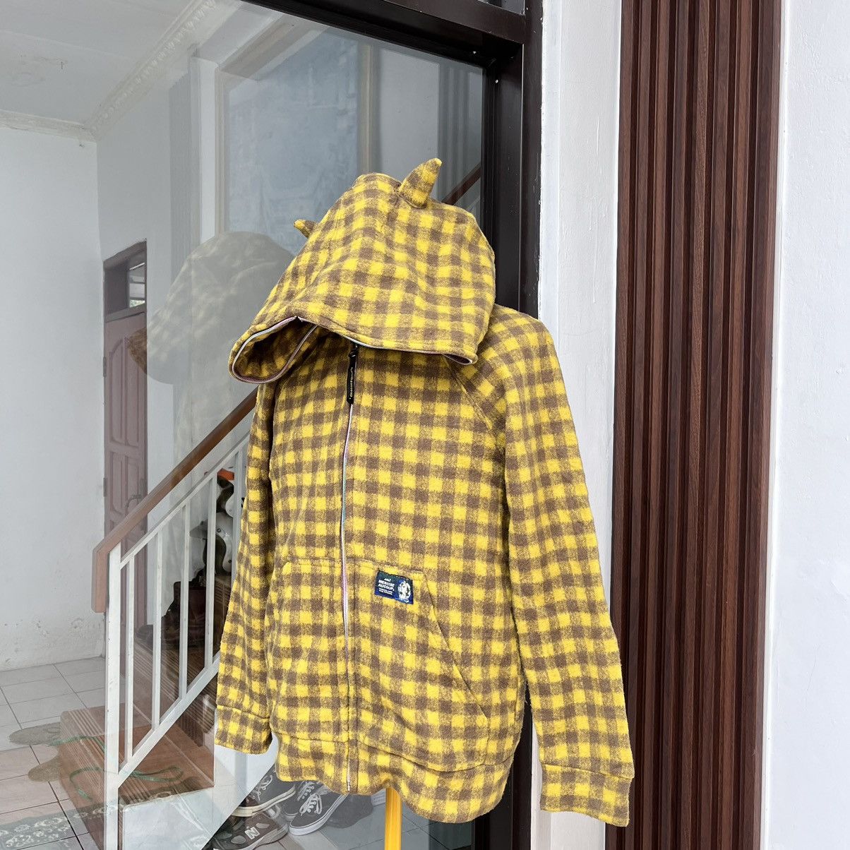 mercibeaucoup Issey Miyake Mercibeaucoup Full Zipper Horn Devil Tartan Size US S / EU 44-46 / 1 - 2 Thumbnail