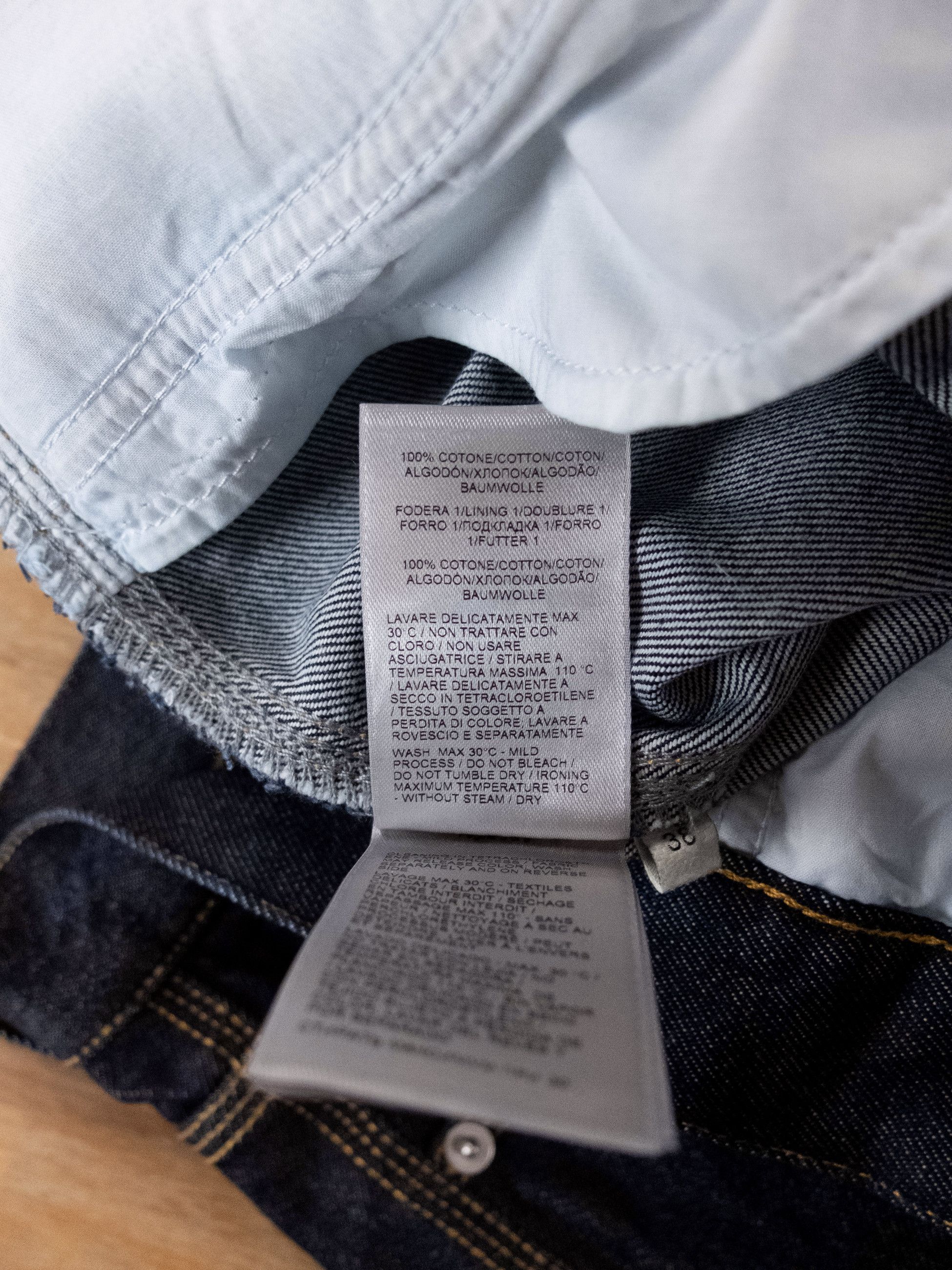 Bottega Veneta BOTTEGA VENETA navy blue straight leg jeans 38 IT / 2 US Size 26" / US 2 / IT 38 - 10 Thumbnail