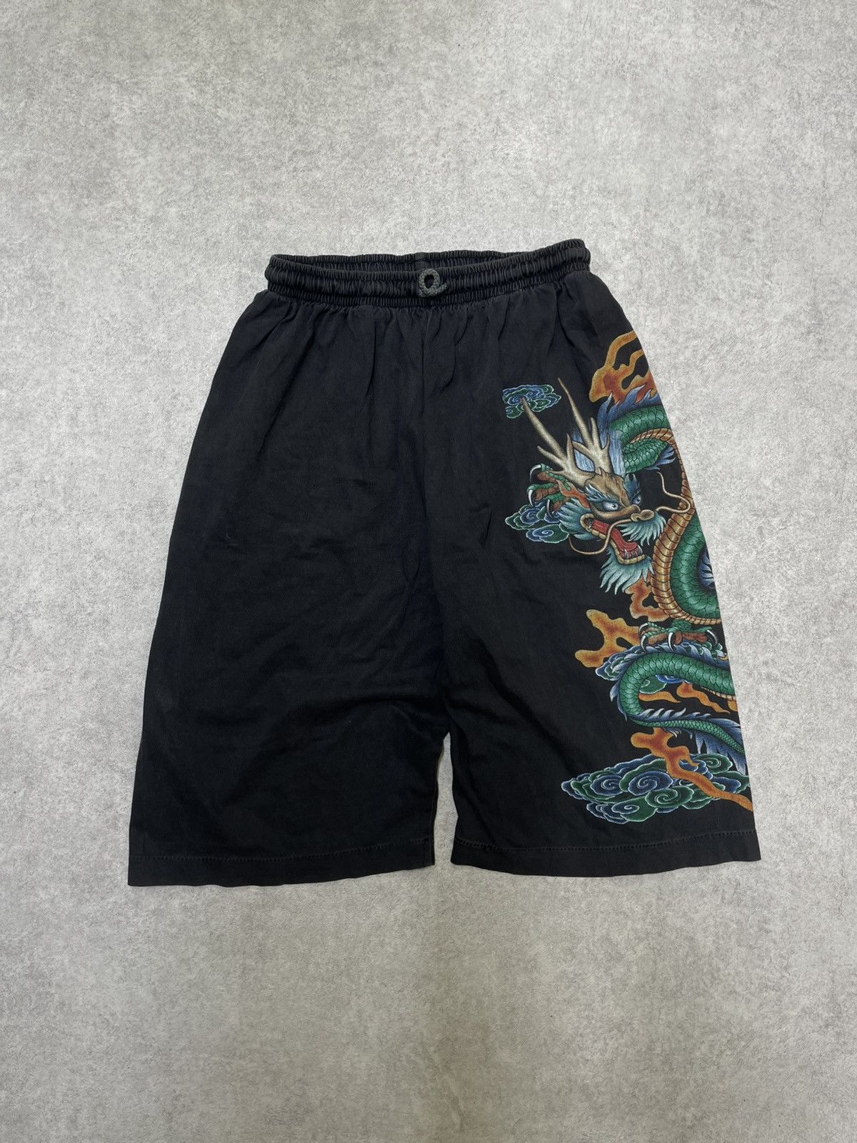 If Six Was Nine × Japanese Brand × Le Grande Bleu (L.G.B.) Y2K Darkwear With Eastern Dragon Motif - Feels Size US 30 / EU 46 - 9 Thumbnail