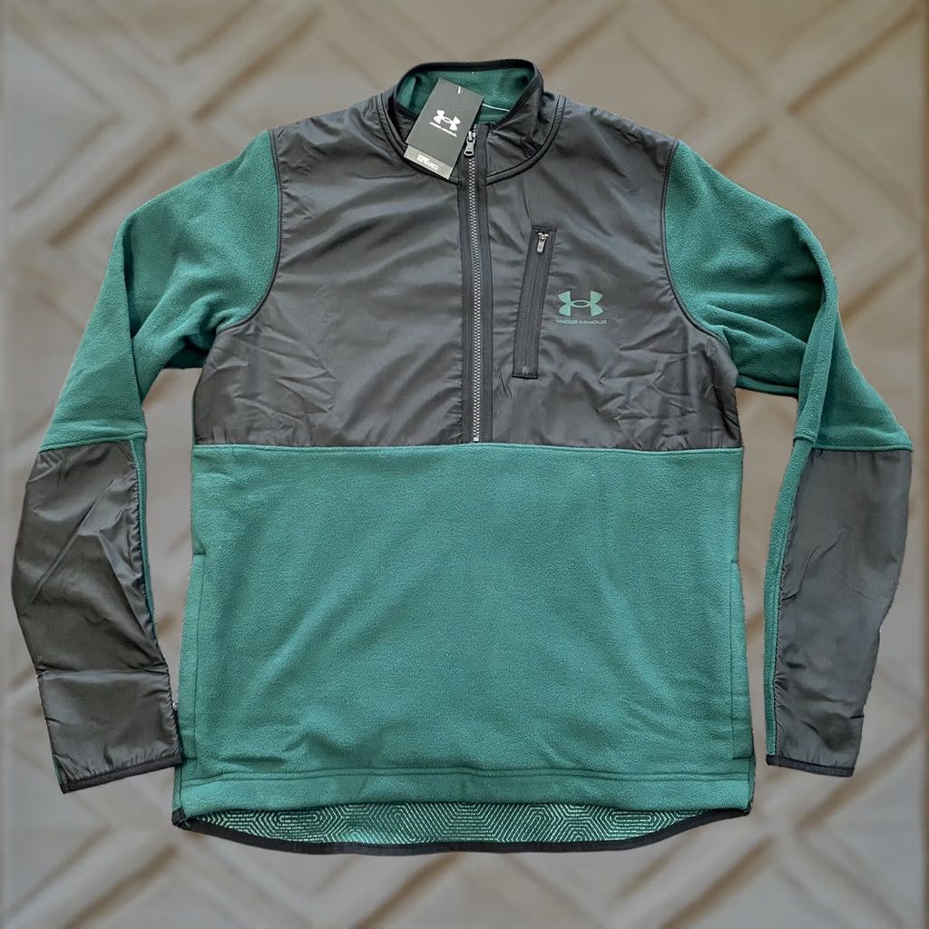 Under Armour Under Armour CGI Half Zip Black Green Men’s Size S Shirt NWT Size US S / EU 44-46 / 1 - 1 Thumbnail