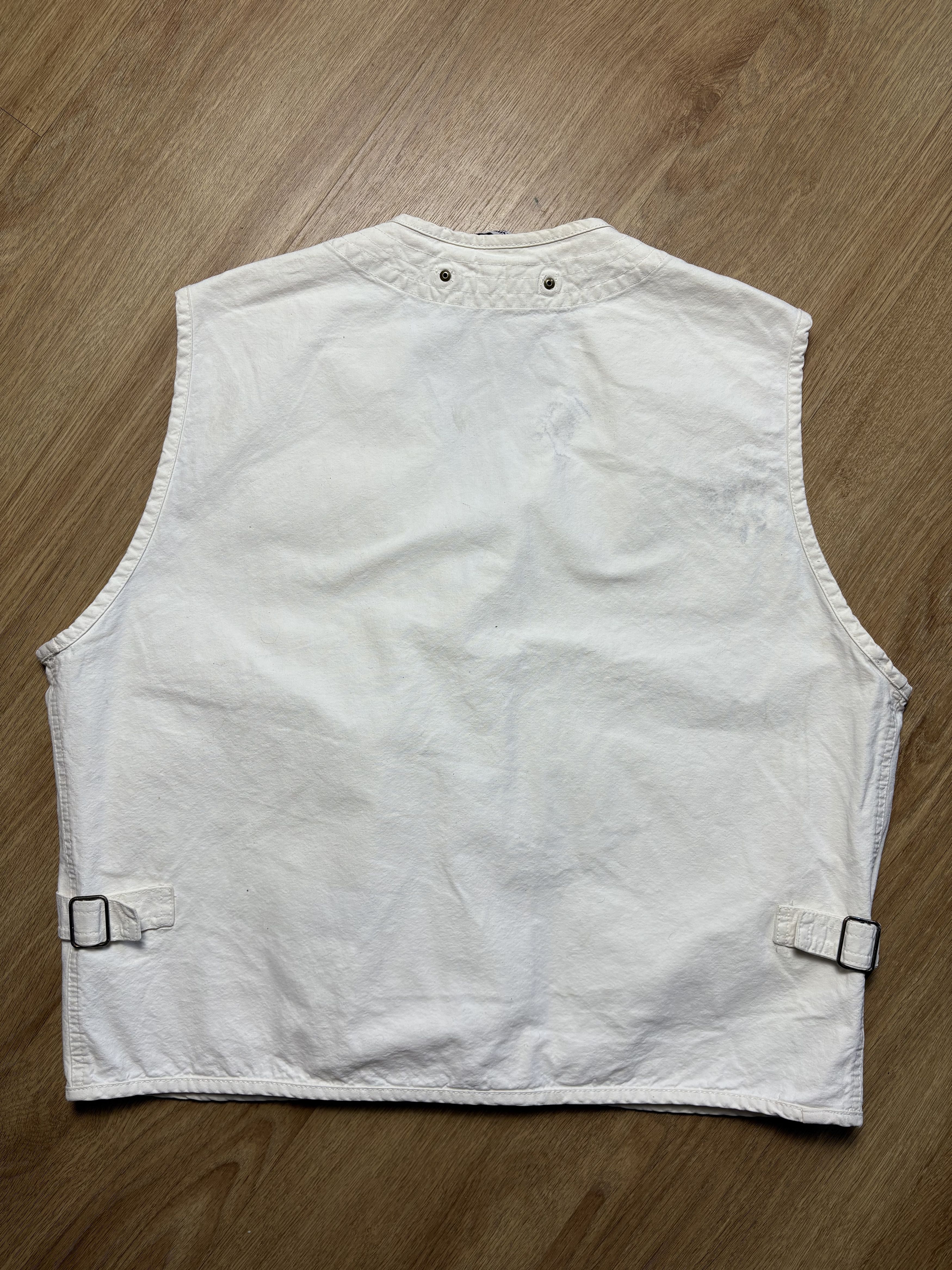 Levi's Levi's 90s White Duck Pocket Technical Canvas Vest (L) Size US L / EU 52-54 / 3 - 6 Thumbnail