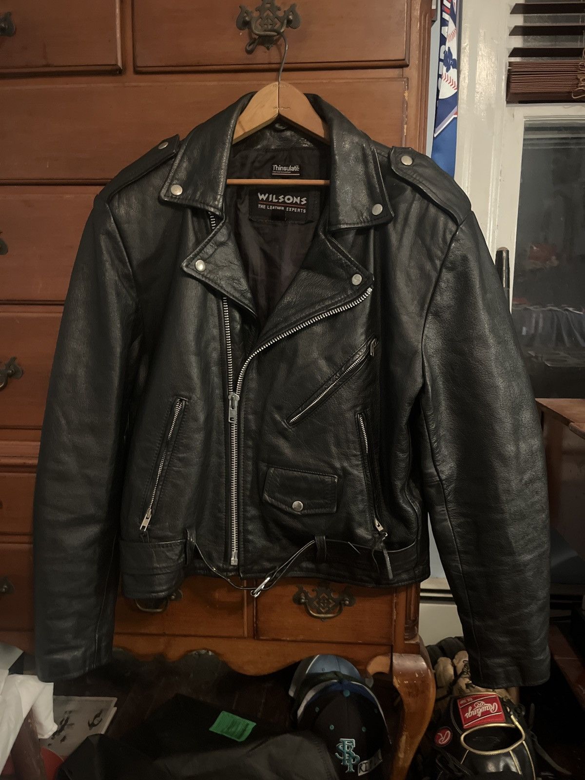 Wilsons Leather Wilsons Leather Biker Jacket Size US M / EU 48-50 / 2 - 1 Thumbnail