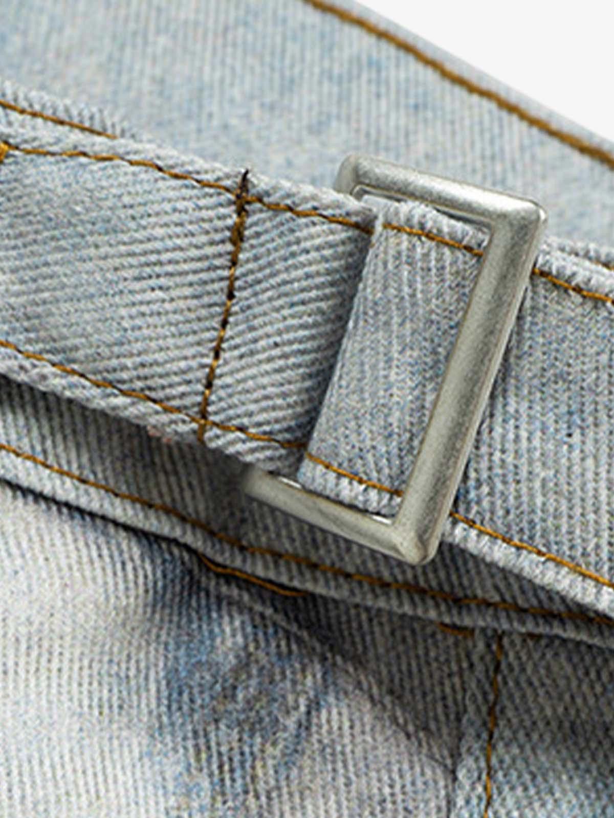 Jean Multi-Keychain Heart Digital Printed Jeans Size US 32 / EU 48 - 5 Thumbnail