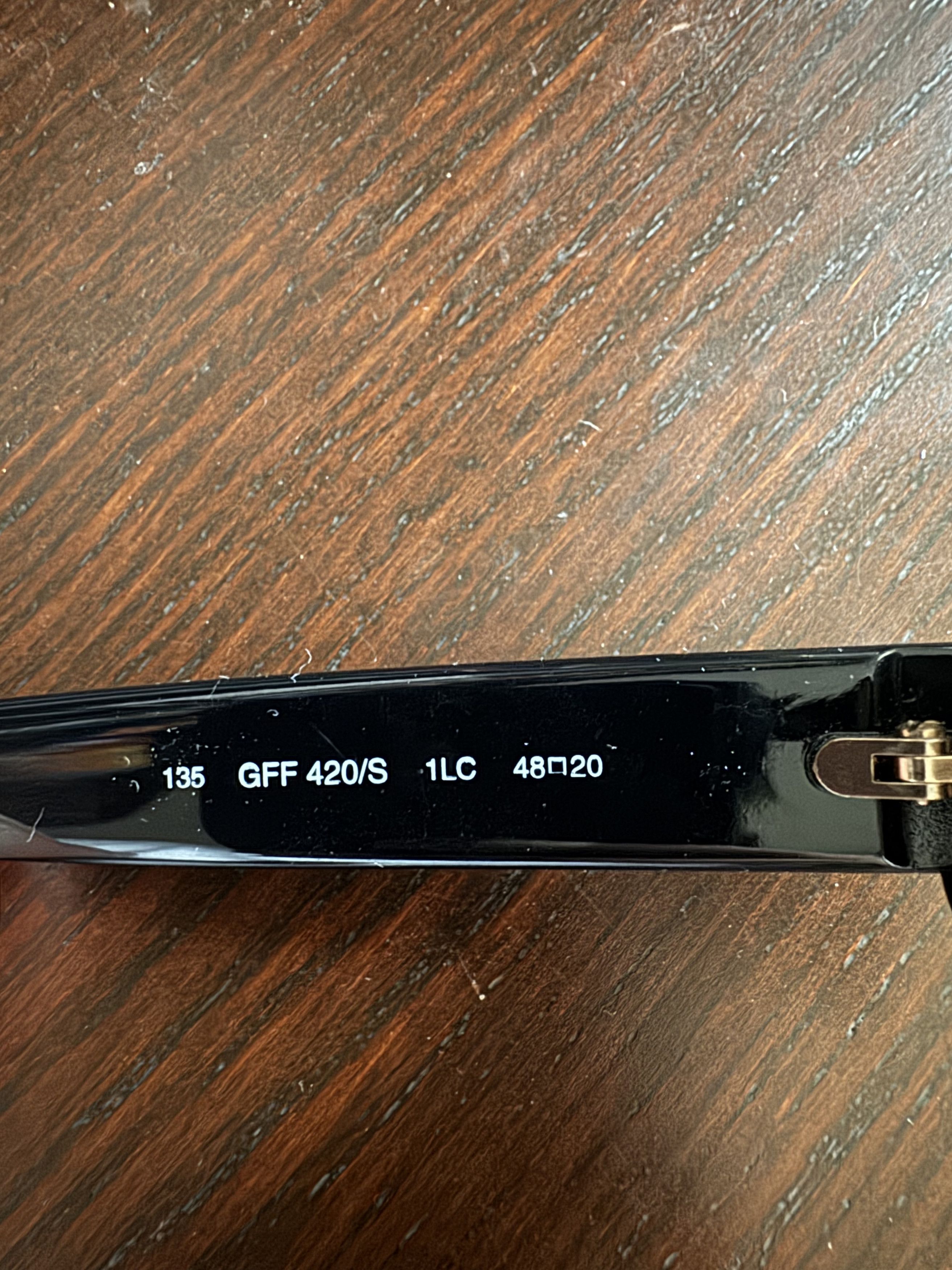 Gianfranco Ferre Gianfranco Ferre 90's Black & Gold Oval Plastic Sunglasses Size ONE SIZE - 4 Thumbnail