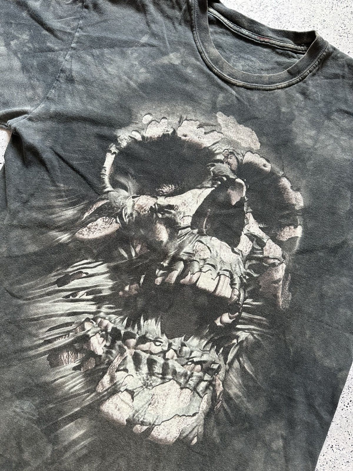 Affliction × Vintage Vintage Skullbone T-shirt Rare Logo Tee Y2K USA Size US M / EU 48-50 / 2 - 2 Thumbnail
