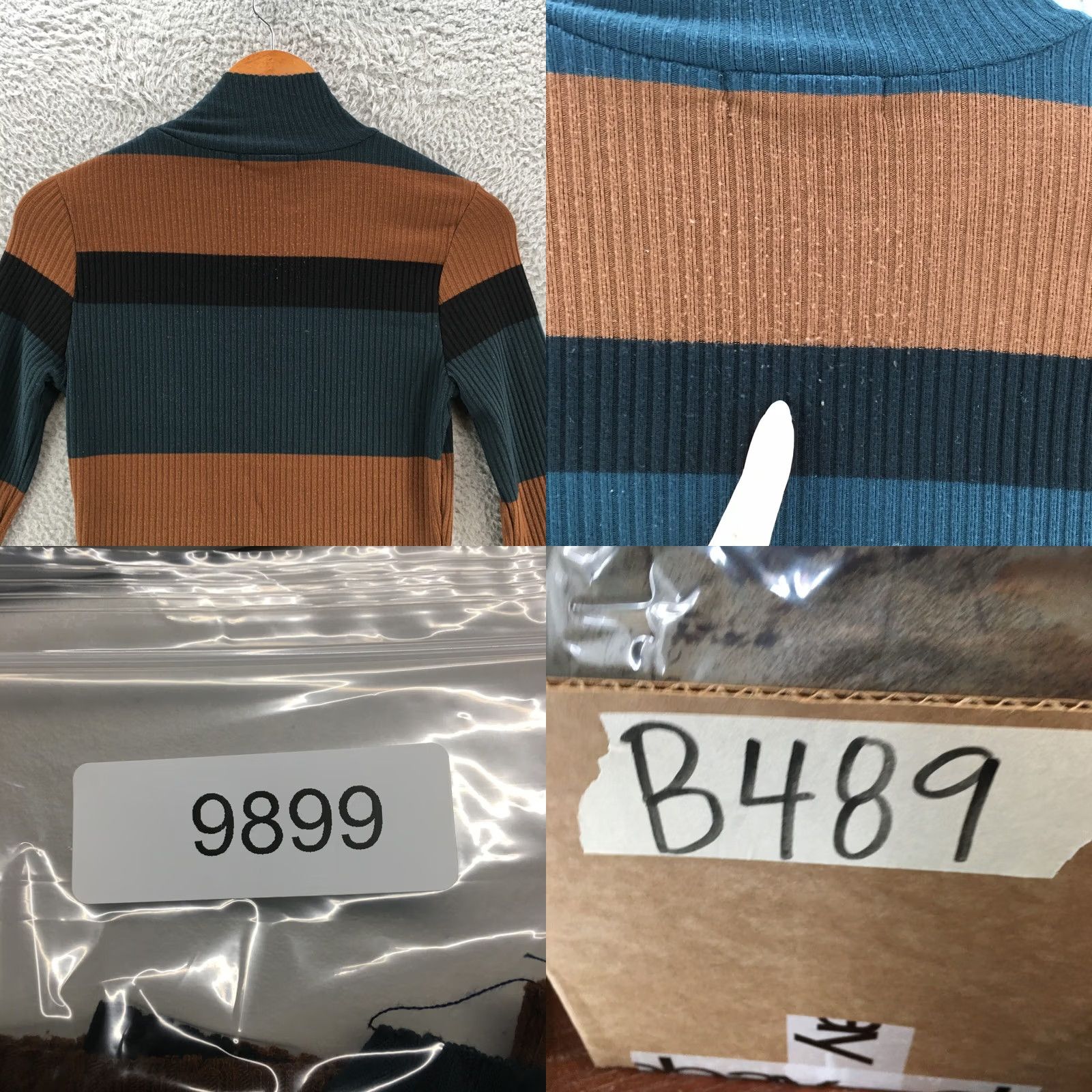 Sanctuary Sanctuary Sweater Shirt Womens XS Multicolor Button Detail Turtleneck Mock Pullover Fall Winter Crewneck Size XS / US 0-2 / IT 36-38 - 8 Thumbnail