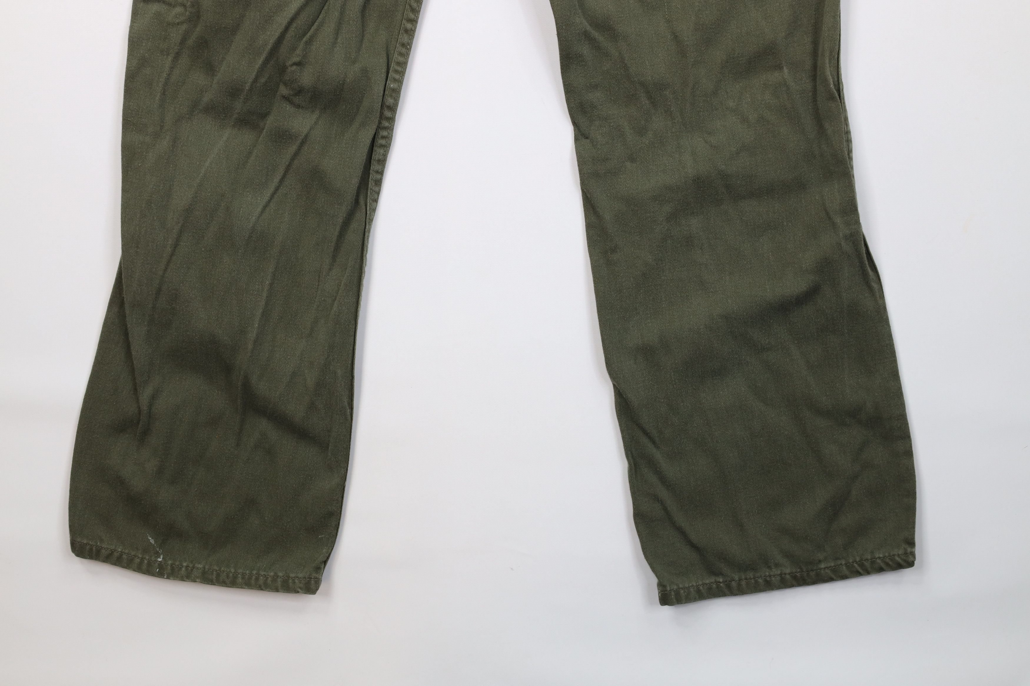 Vintage Vintage 60s 70s Military Vietnam War Field Pants Green USA Size US 34 / EU 50 - 15 Thumbnail
