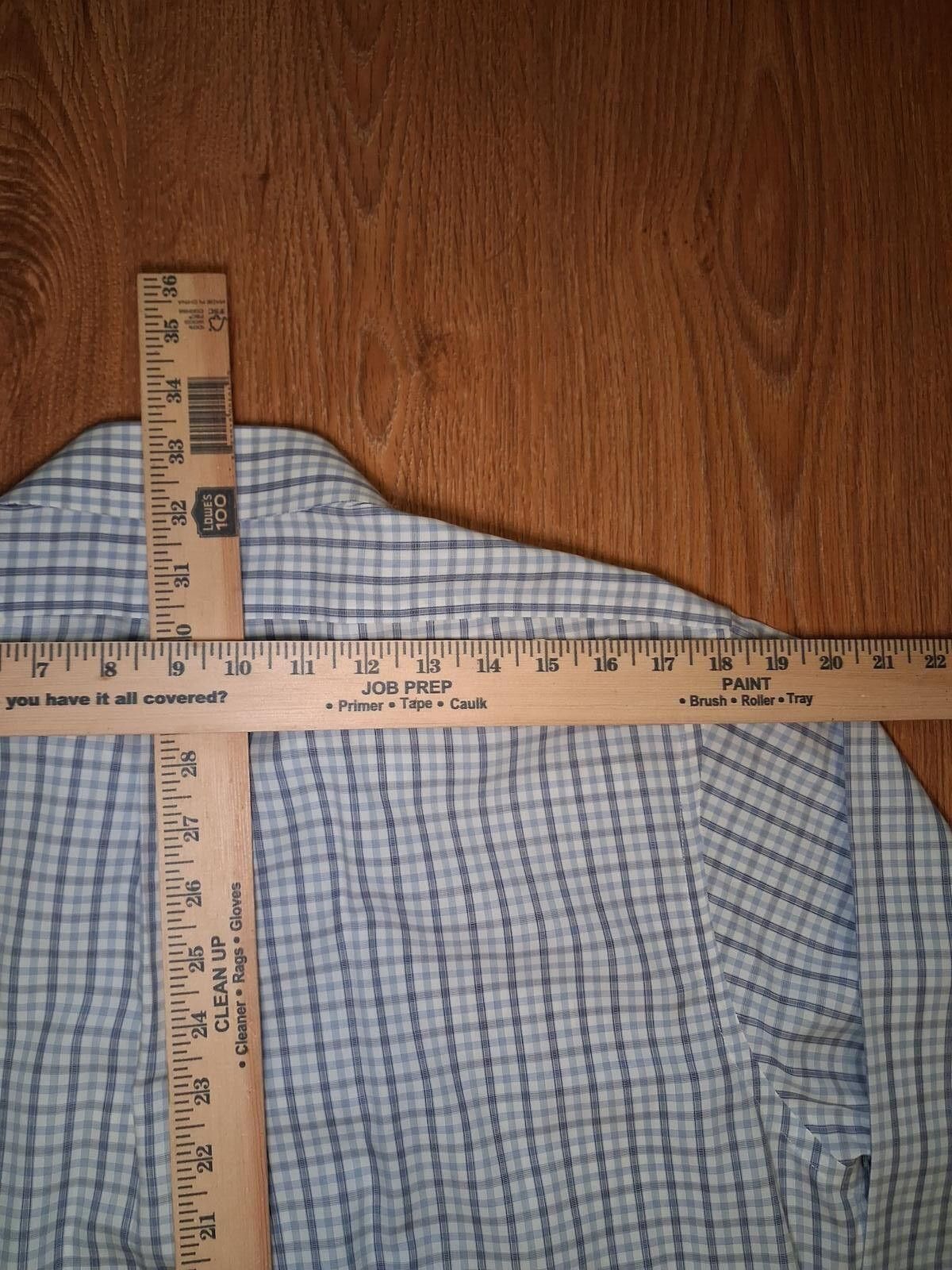 Brooks Brothers Brooks Brothers Dress Shirt Mens 16-36 L White Check Supima Size 42R - 10 Thumbnail