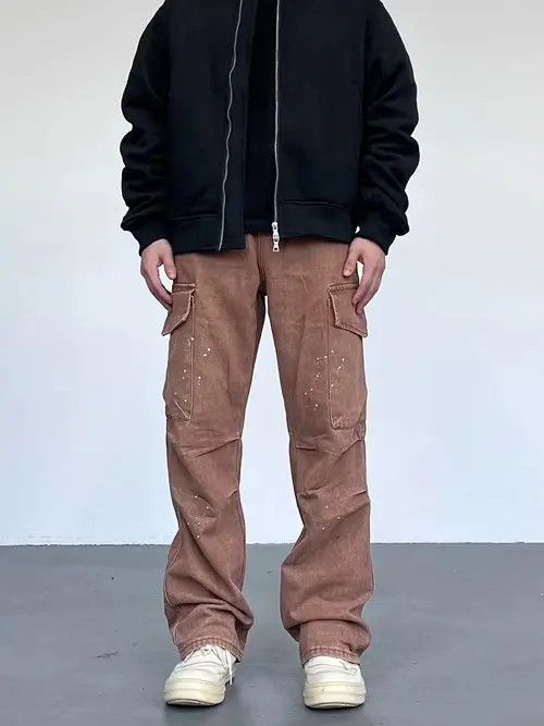 Vintage paint distressed cargo pants Size US 30 / EU 46 - 2 Thumbnail