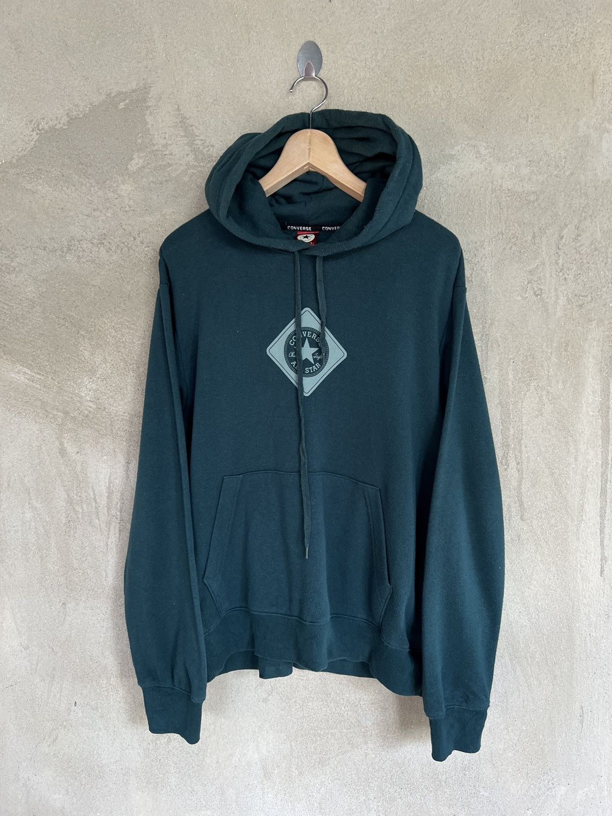 Converse Vintage Converse All Star Logo Hoodies Size US L / EU 52-54 / 3 - 2 Thumbnail