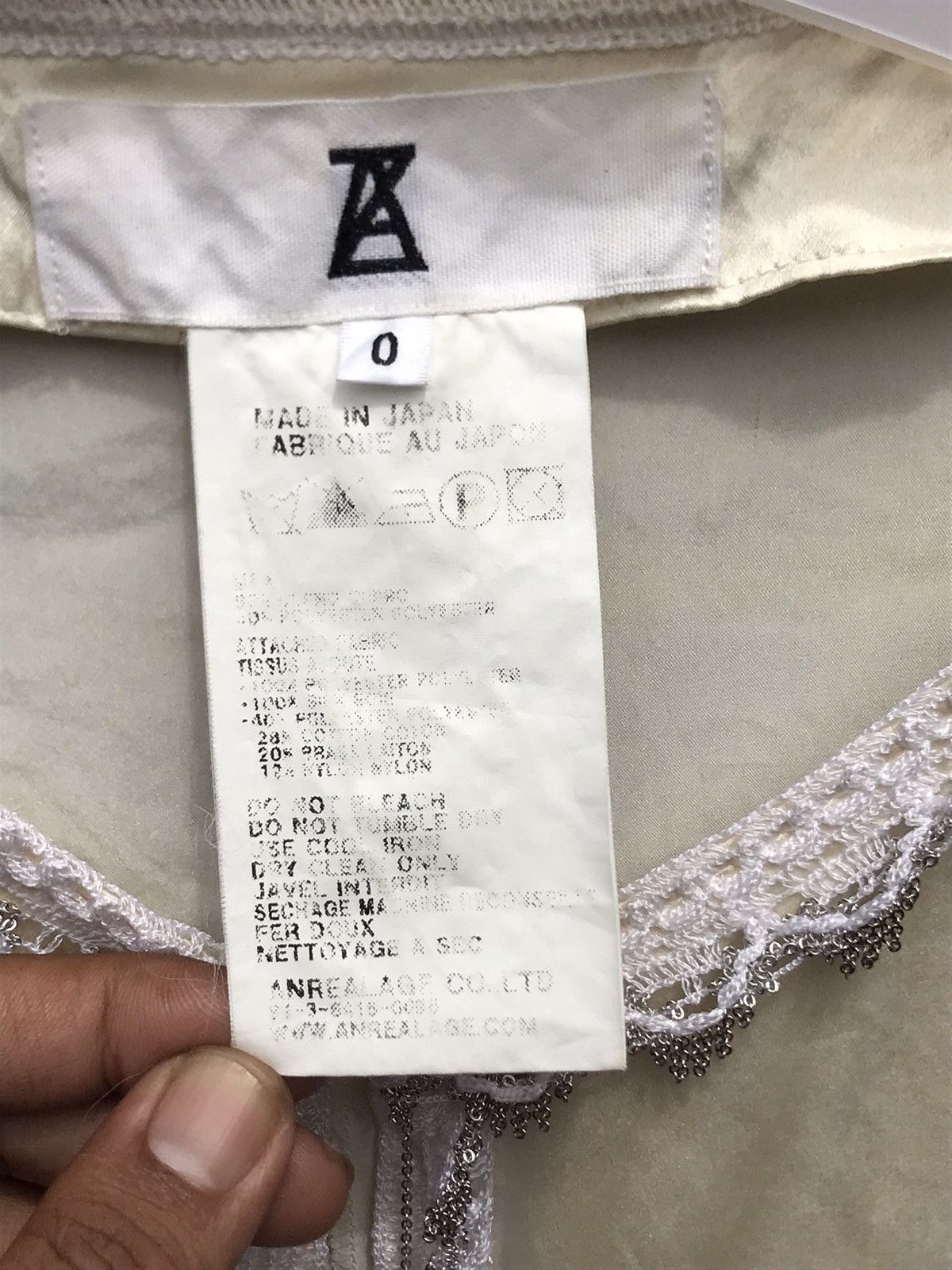 ANREALAGE × Japanese Brand 🌟Luxury Anrealage White Sexy Pajamas Size ONE SIZE - 7 Thumbnail