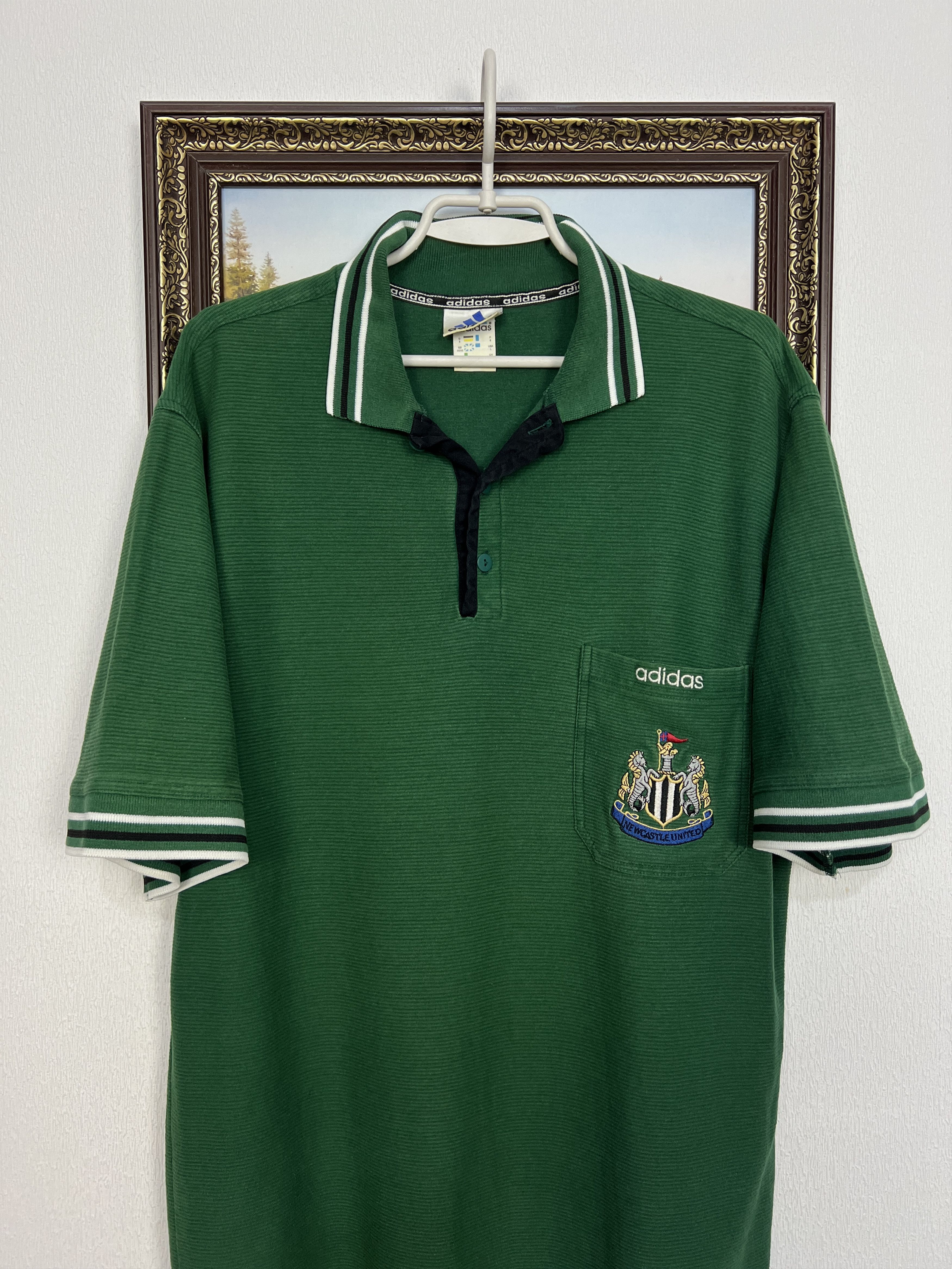 Adidas Newcastle United Football Train Polo Shirt Jersey Trikot Size US L / EU 52-54 / 3 - 2 Thumbnail