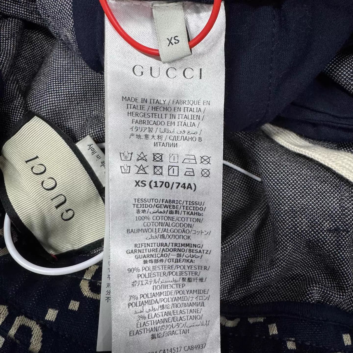 Gucci Gucci Navy GG all over print cuffed sweatpants XS Size 25" / US 0 / IT 36 - 6 Thumbnail