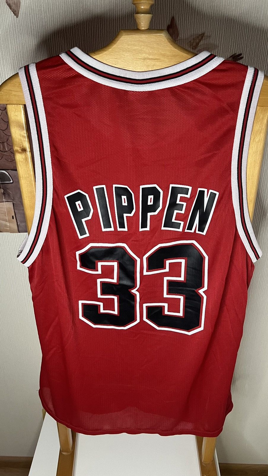 Champion × NBA × Vintage VTG 90’s Chicago Bulls NBA Scottie Pippen champion jersey Size US L / EU 52-54 / 3 - 4 Thumbnail