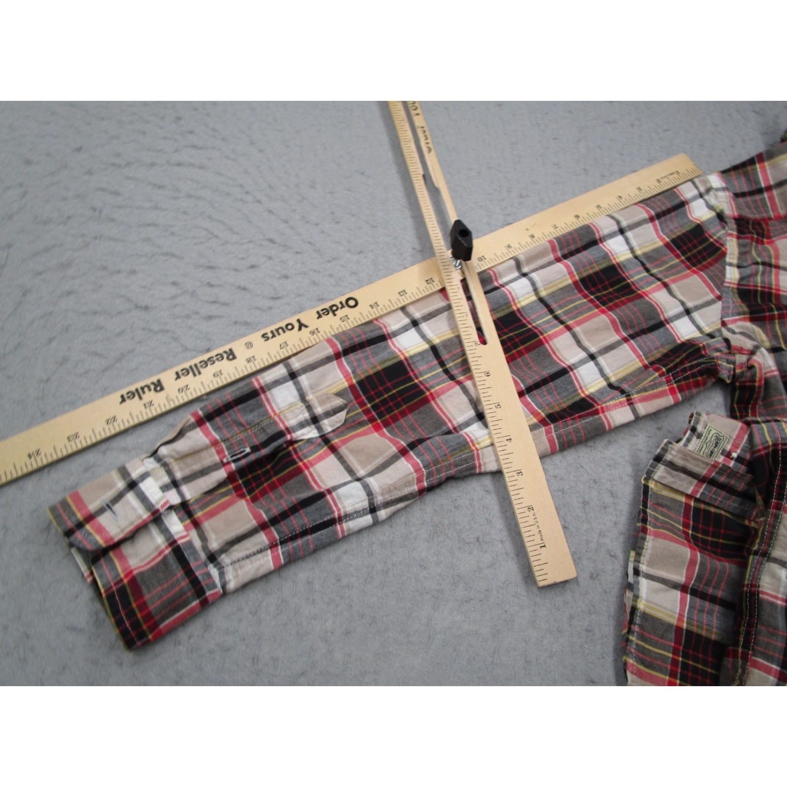 Ralph Lauren DENIM & SUPPLY RALPH LAUREN Shirt Mens Small Red Button-Up Workwear Plaid Classic Bohemian Outdoor Preppy 100% Cotton Size US S / EU 44-46 / 1 - 6 Thumbnail