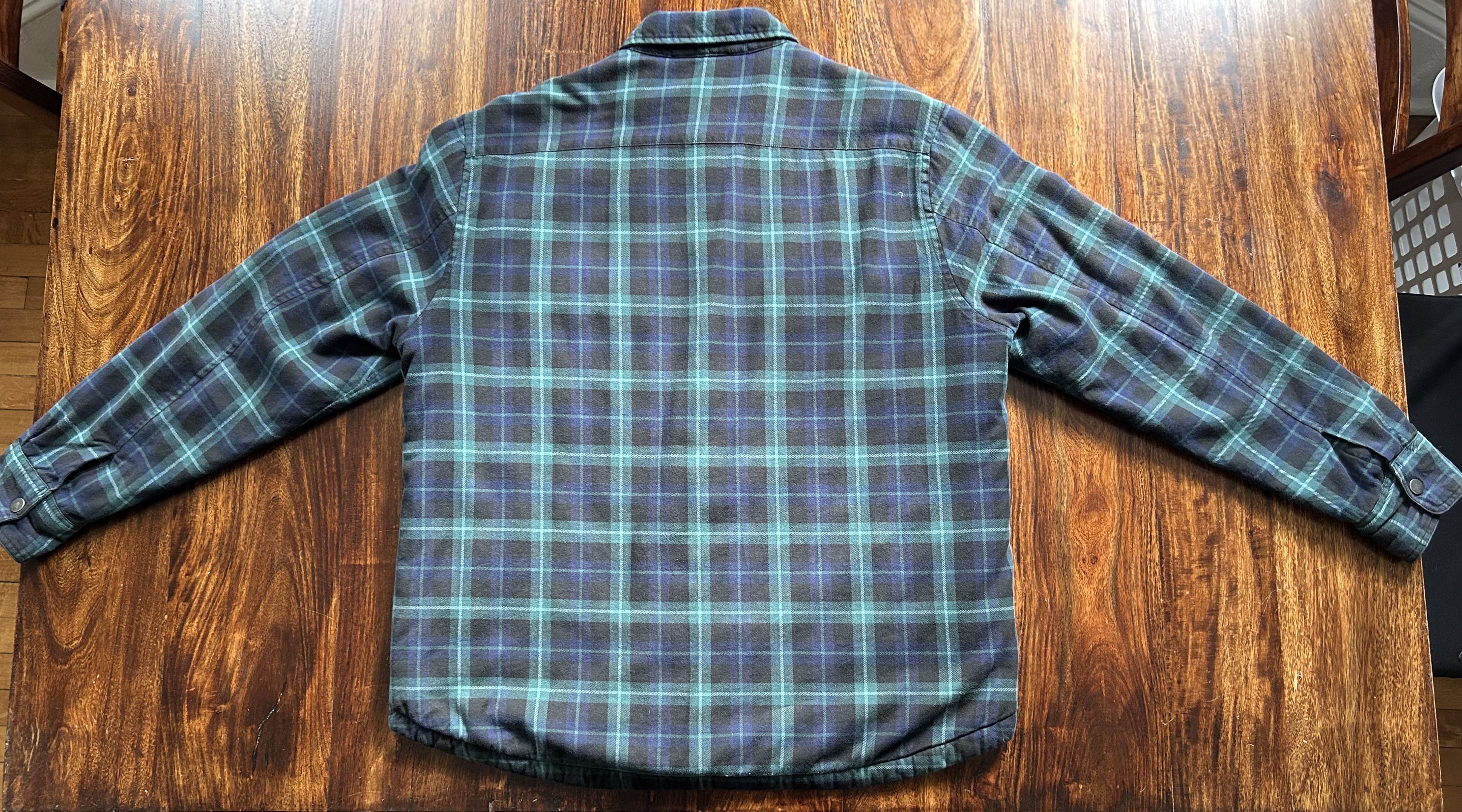 Bonobos Sherpa Lined Plaid Shirt Jacket Size US L / EU 52-54 / 3 - 2 Thumbnail