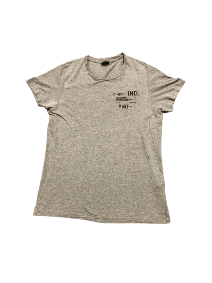 Diesel Vintage Diesel Basic Gray Short Sleeve T-Shirt Size M Size US M / EU 48-50 / 2 - 1 Thumbnail