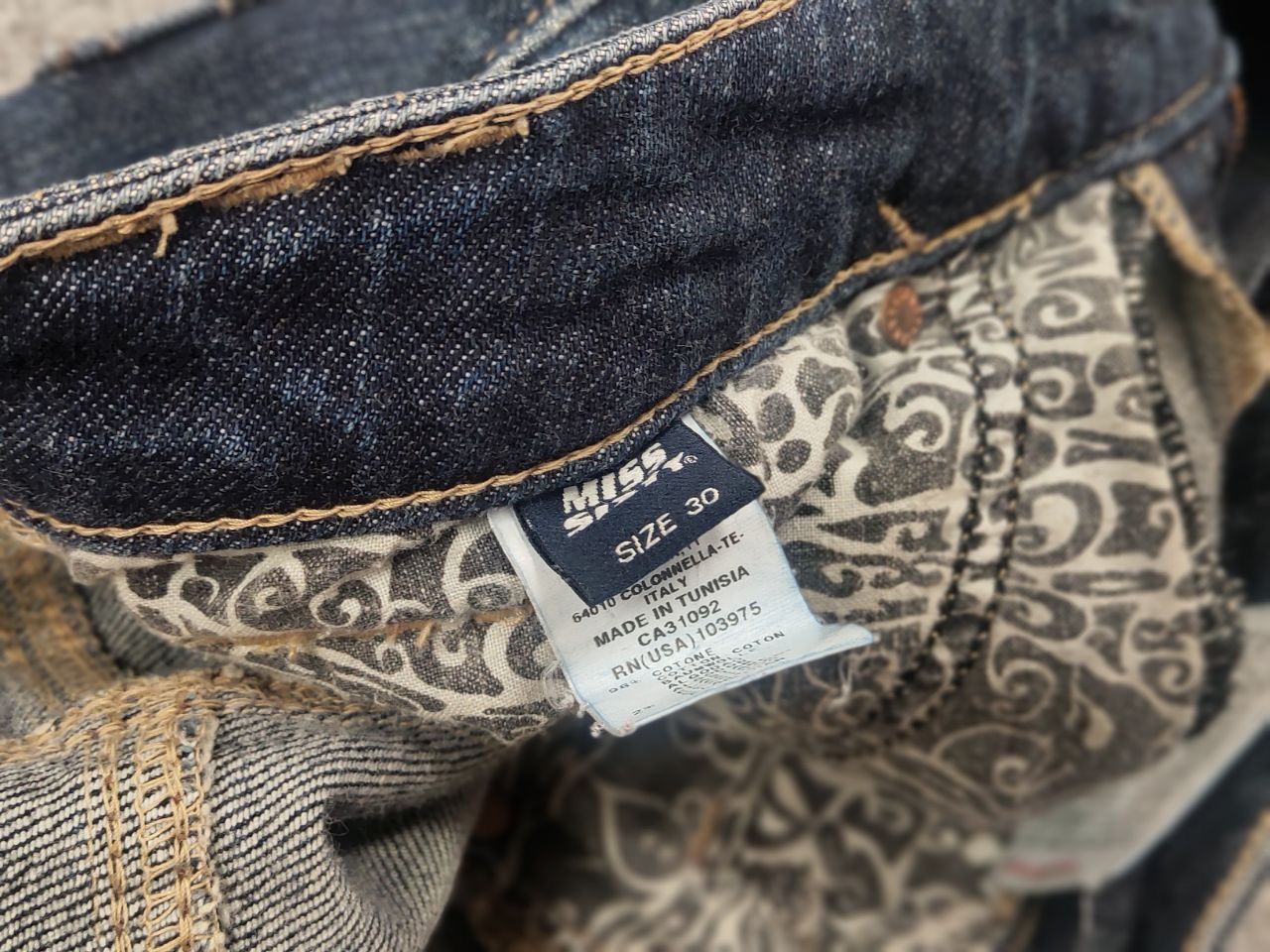 Miss Sixty Miss Sixty Vintage Y2K Marla Styl Low Rise Faded Denim Jeans Size 30" / US 8 / IT 44 - 13 Thumbnail