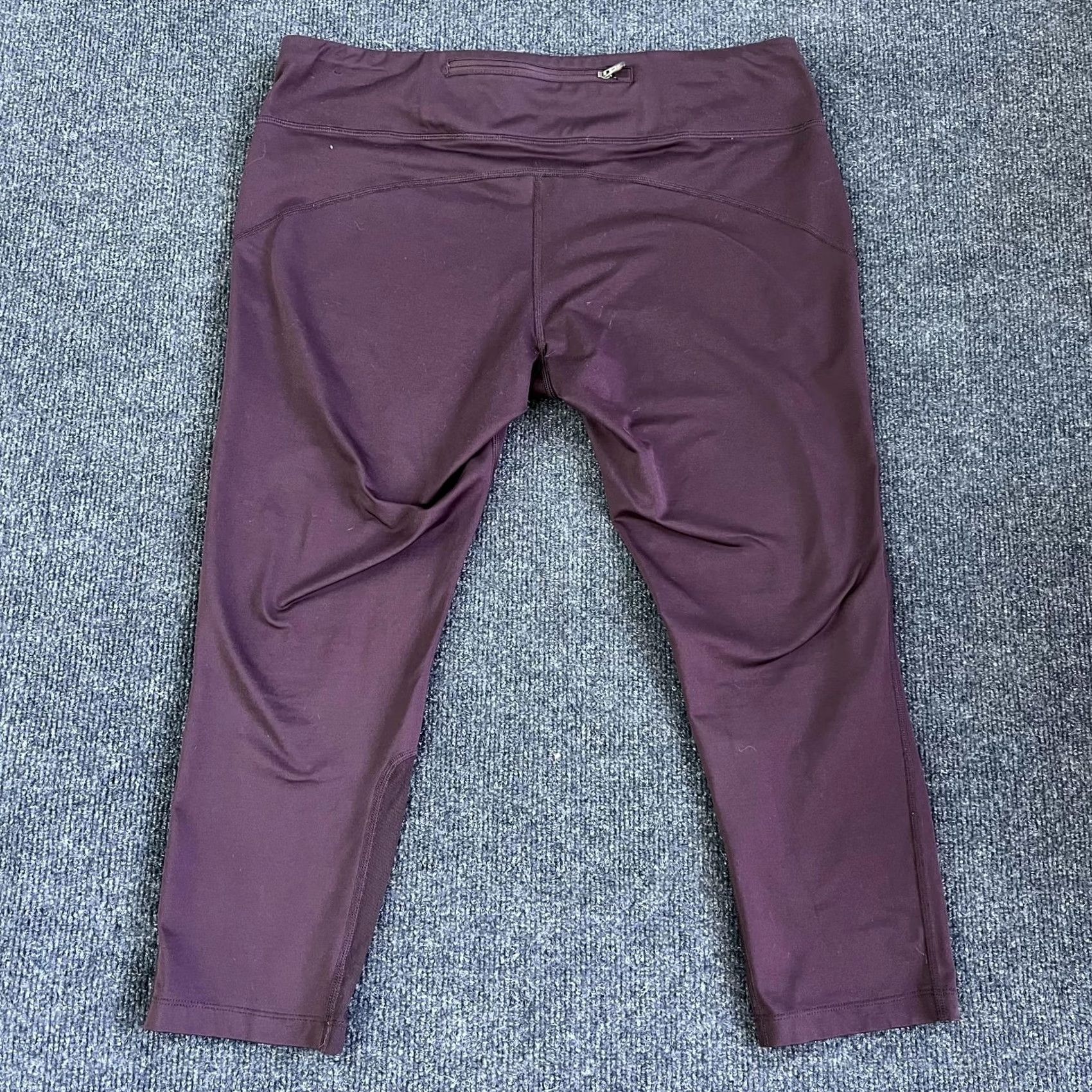 Nike Nike Leggings Womens Medium Purple Dri-FIT Capri Running Yoga Stretch Athletic Size 32" / US 10 / IT 46 - 3 Thumbnail