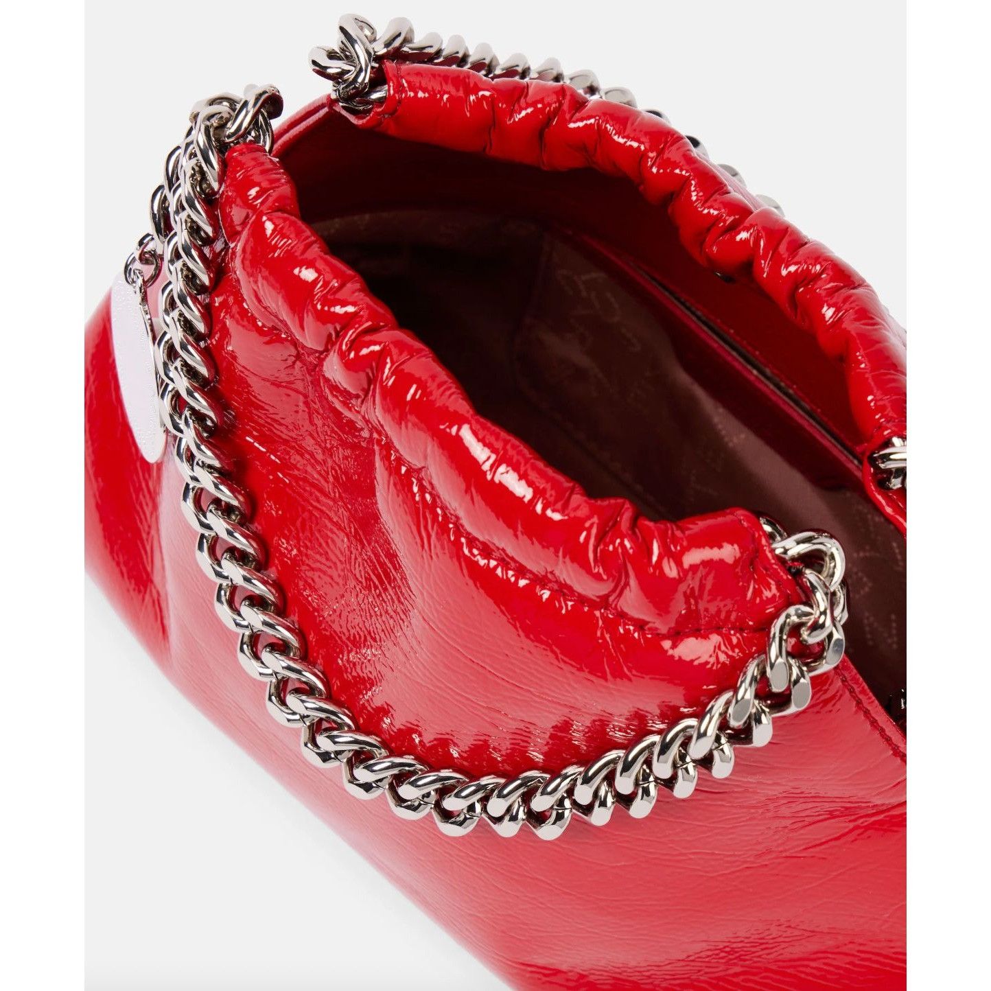 Stella McCartney Red patent leather stella mccartney falabella crossbody pouc Size ONE SIZE - 3 Thumbnail