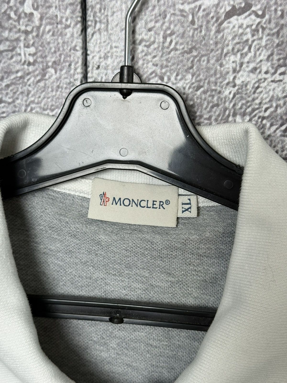 Moncler Moncler Maglia Polo Manica Corta Gray Short Sleeve Shirt Size US XL / EU 56 / 4 - 8 Thumbnail