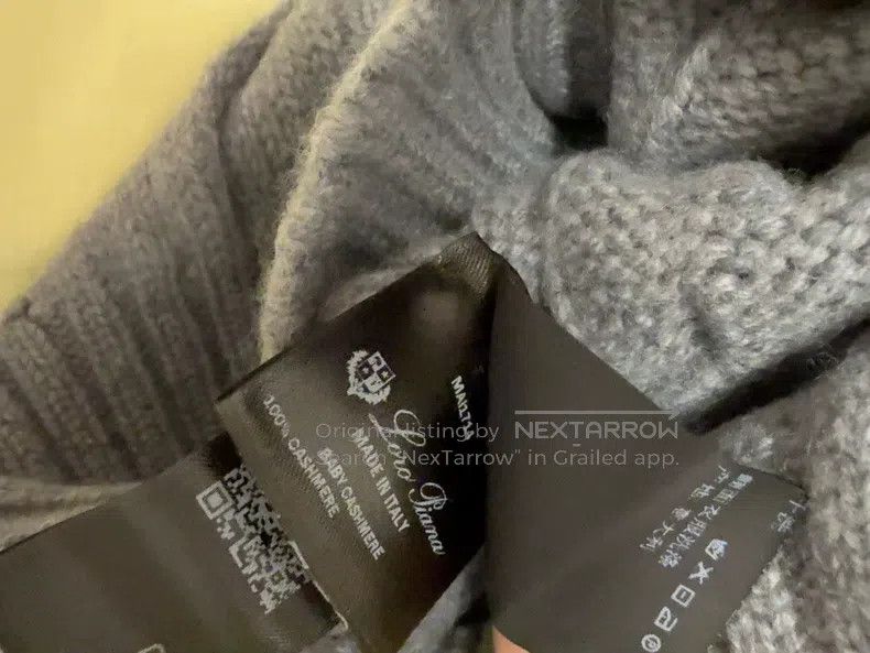 Loro Piana Loro Piana Solid color ribbed bulky knit sweater Size US S / EU 44-46 / 1 - 5 Thumbnail