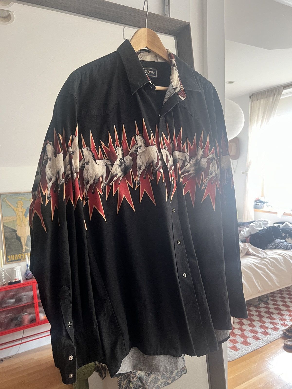 Roper Cowboy western horse shirt Size US L / EU 52-54 / 3 - 1 Preview