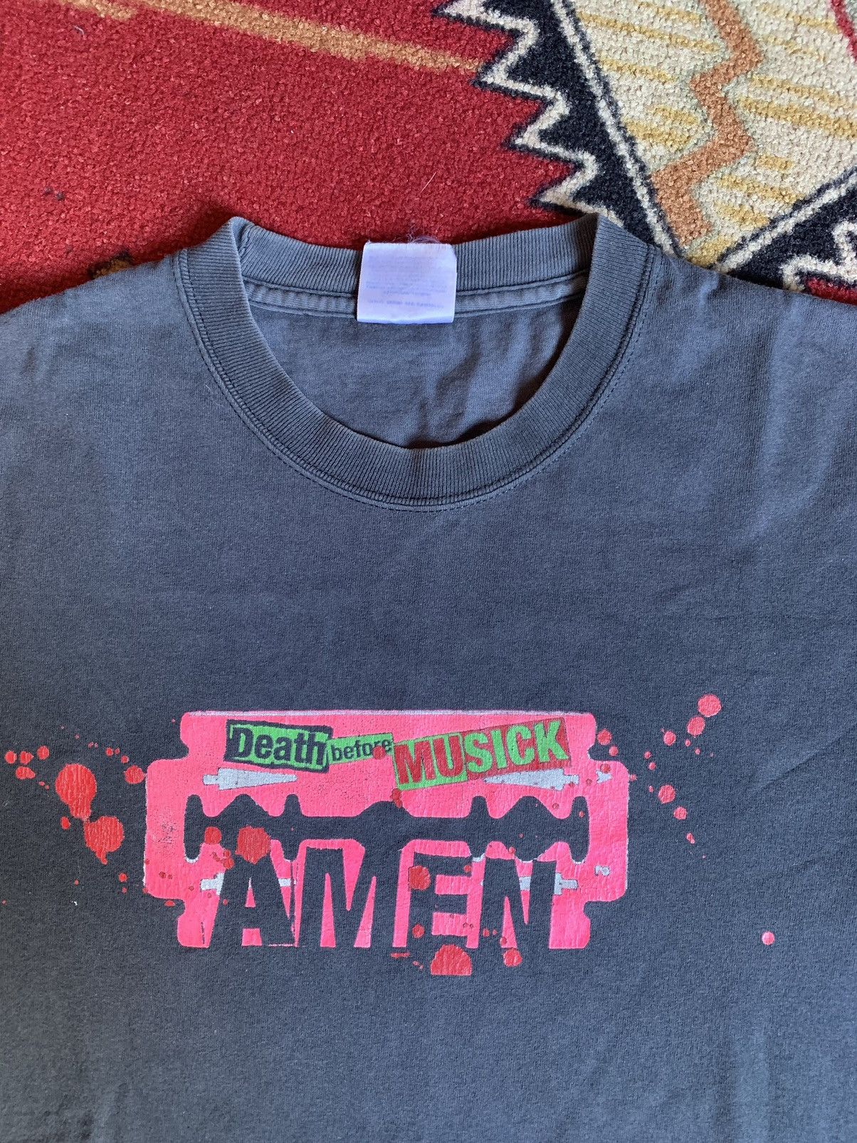 Band Tees Amen Death Before Music Size US M / EU 48-50 / 2 - 3 Thumbnail
