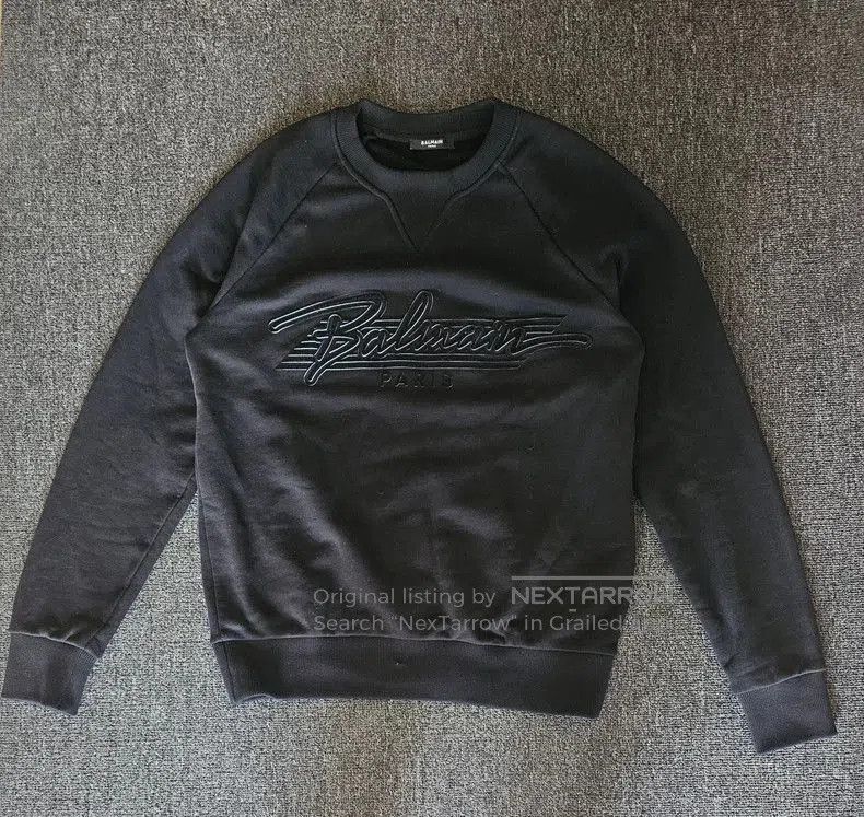 Balmain Balmain Men's Black Sweatshirt. Size US S / EU 44-46 / 1 - 1 Thumbnail