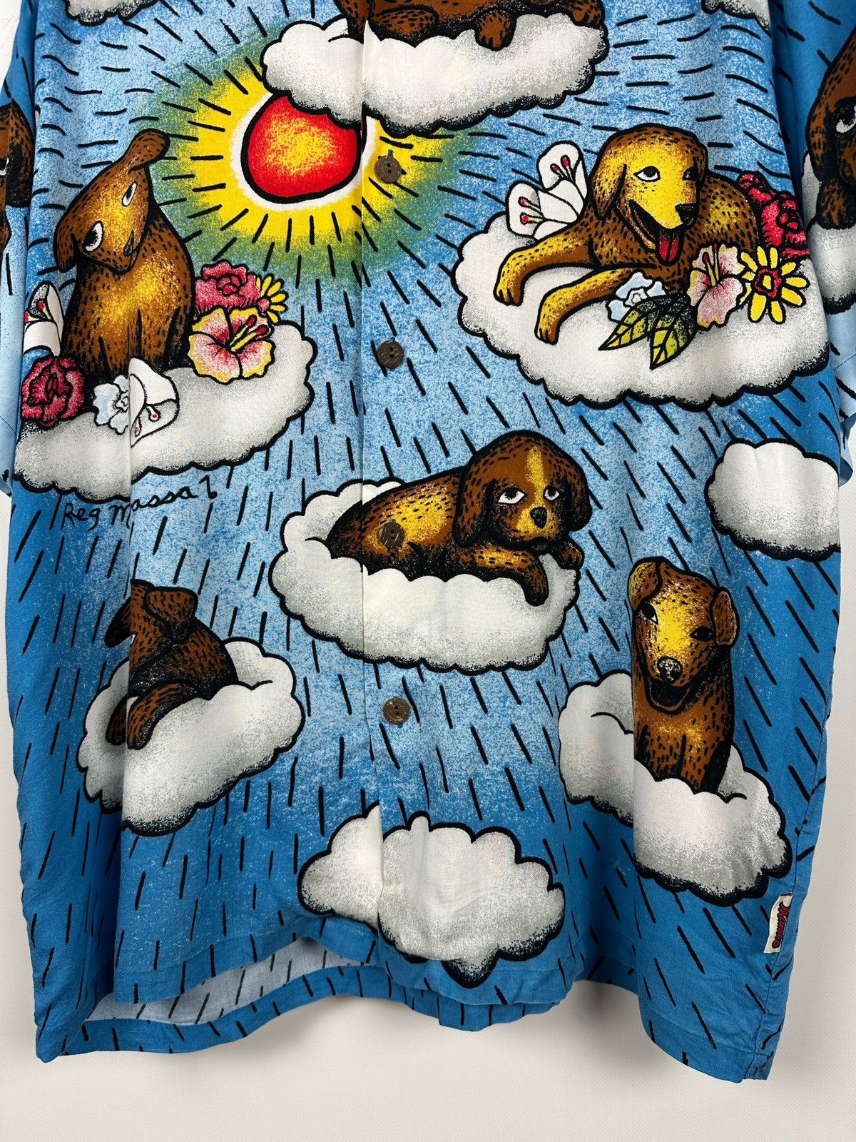 Mambo Vintage Mambo Loud Puppies by Reg Mombasaa 01 Hawaiian Shirt Size US M / EU 48-50 / 2 - 8 Thumbnail