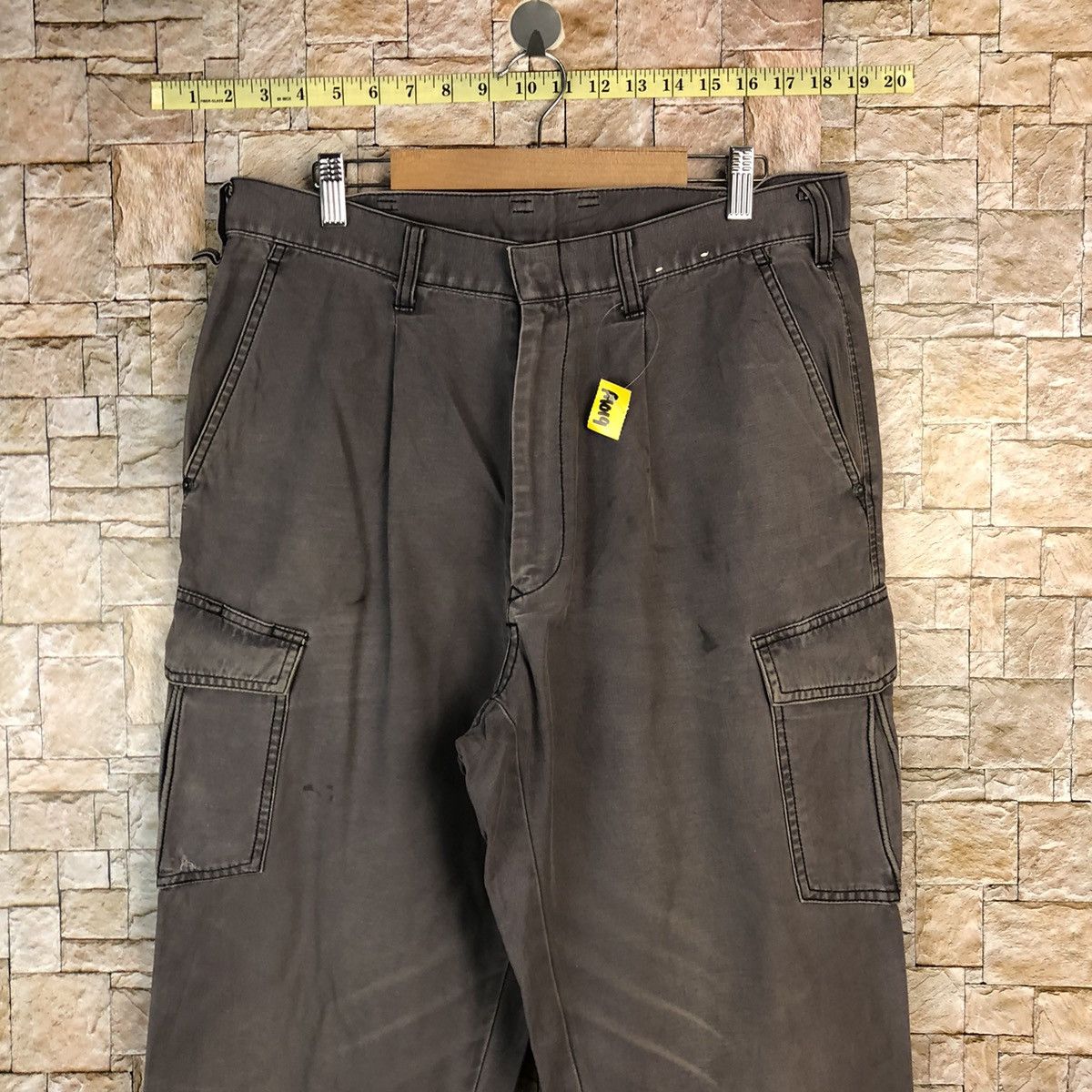 Japanese Brand G ground Purple Cargo Multipocket Pants #A1019 Size US 34 / EU 50 - 4 Thumbnail