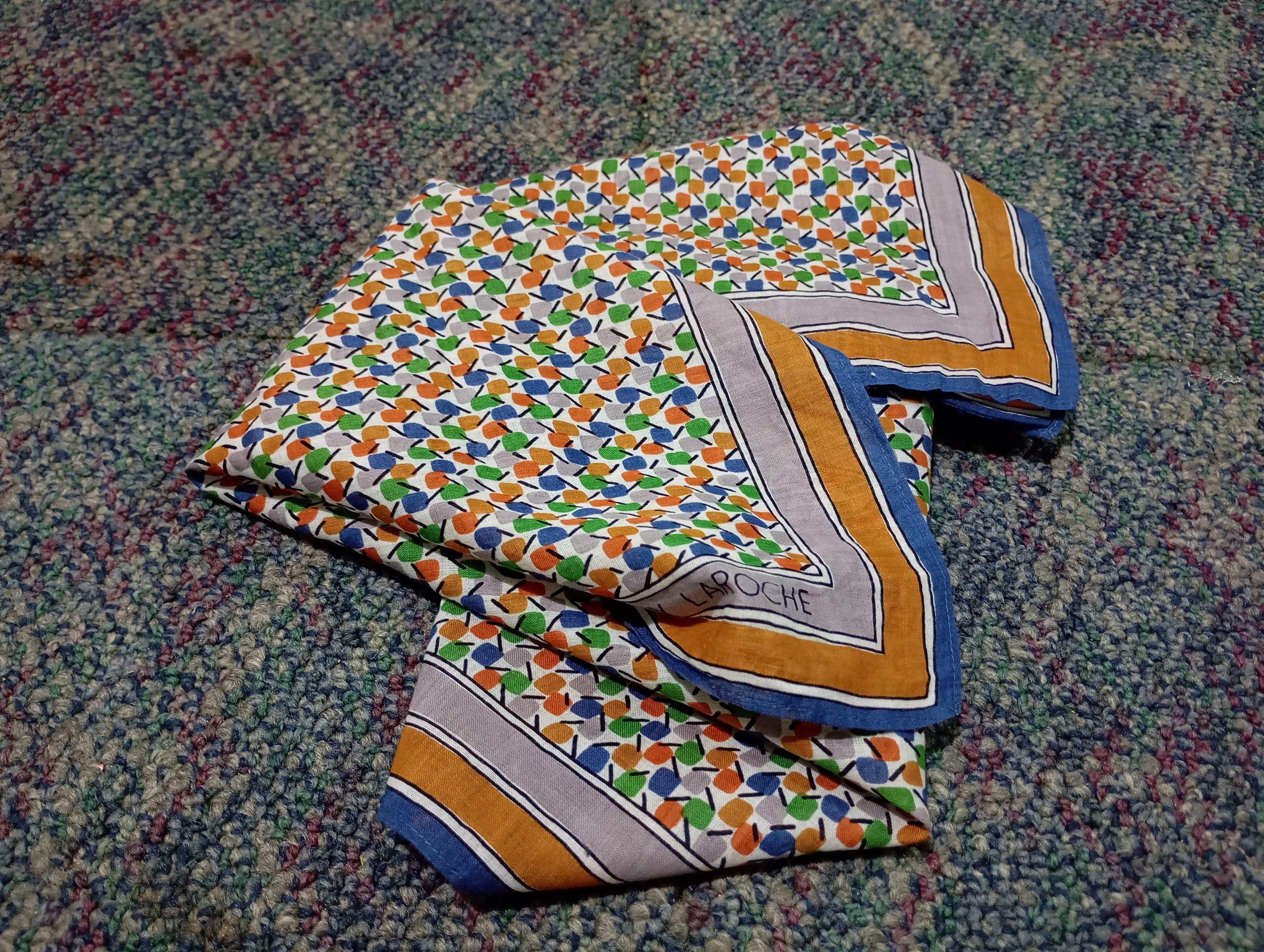 Guy Laroche Guy Laroche Handkerchief Pocket square Scarves Size ONE SIZE - 2 Thumbnail