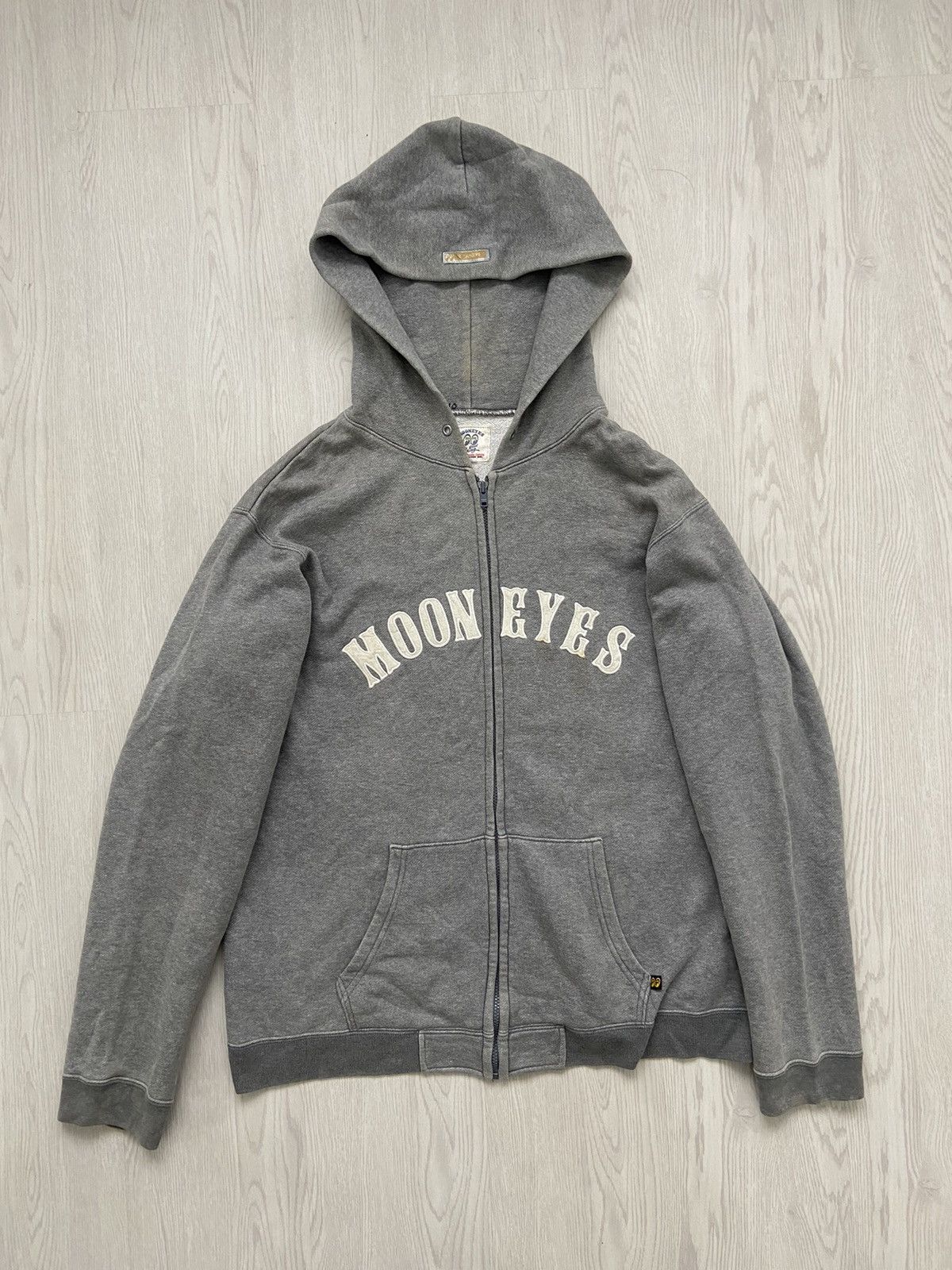 Sports Specialties Vintage Mooneyes Embroidery Spell Out Hoodie Jacket Size US M / EU 48-50 / 2 - 1 Thumbnail