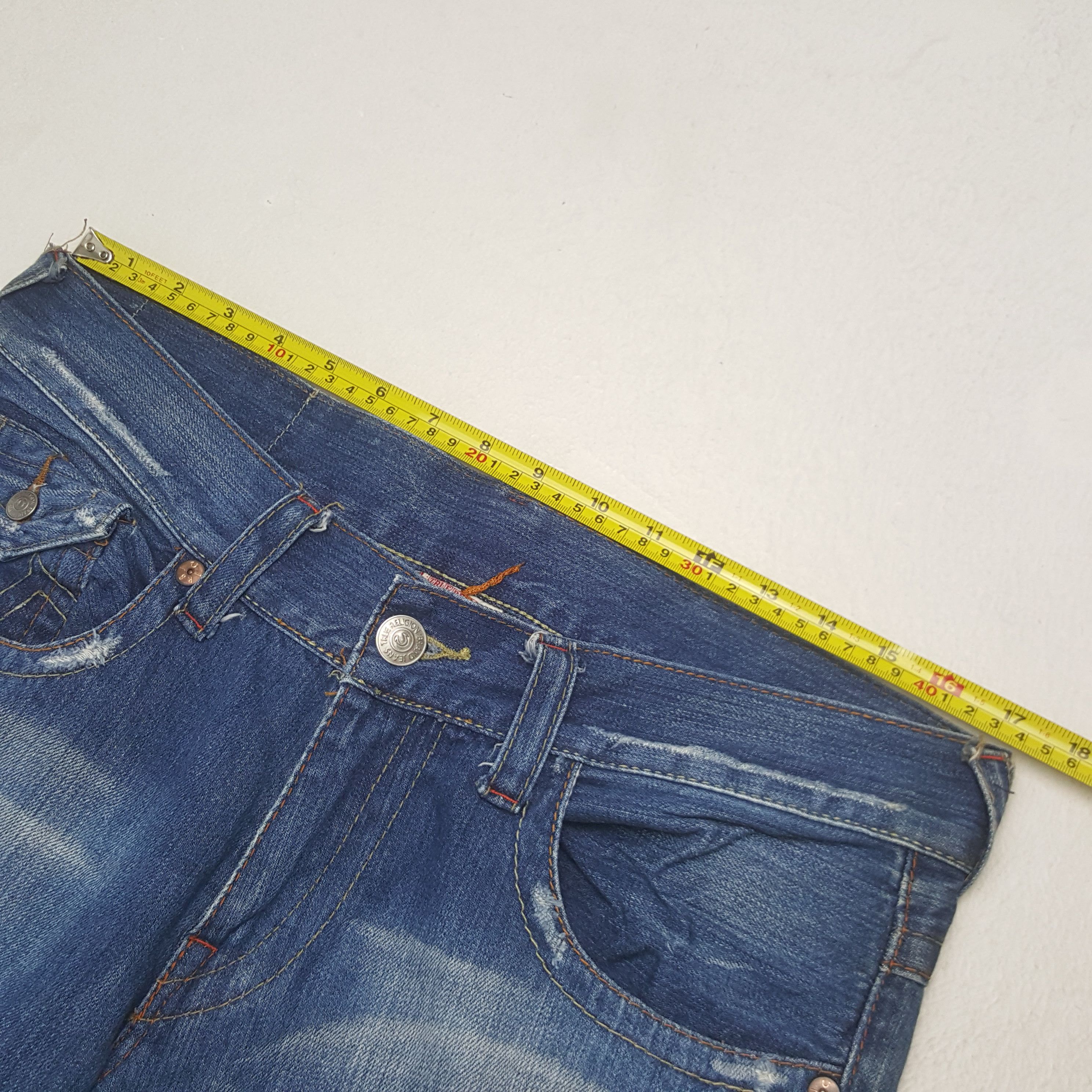 True Religion Vintage True Religion American Denim Jeans C297N18 Size US 34 / EU 50 - 9 Thumbnail