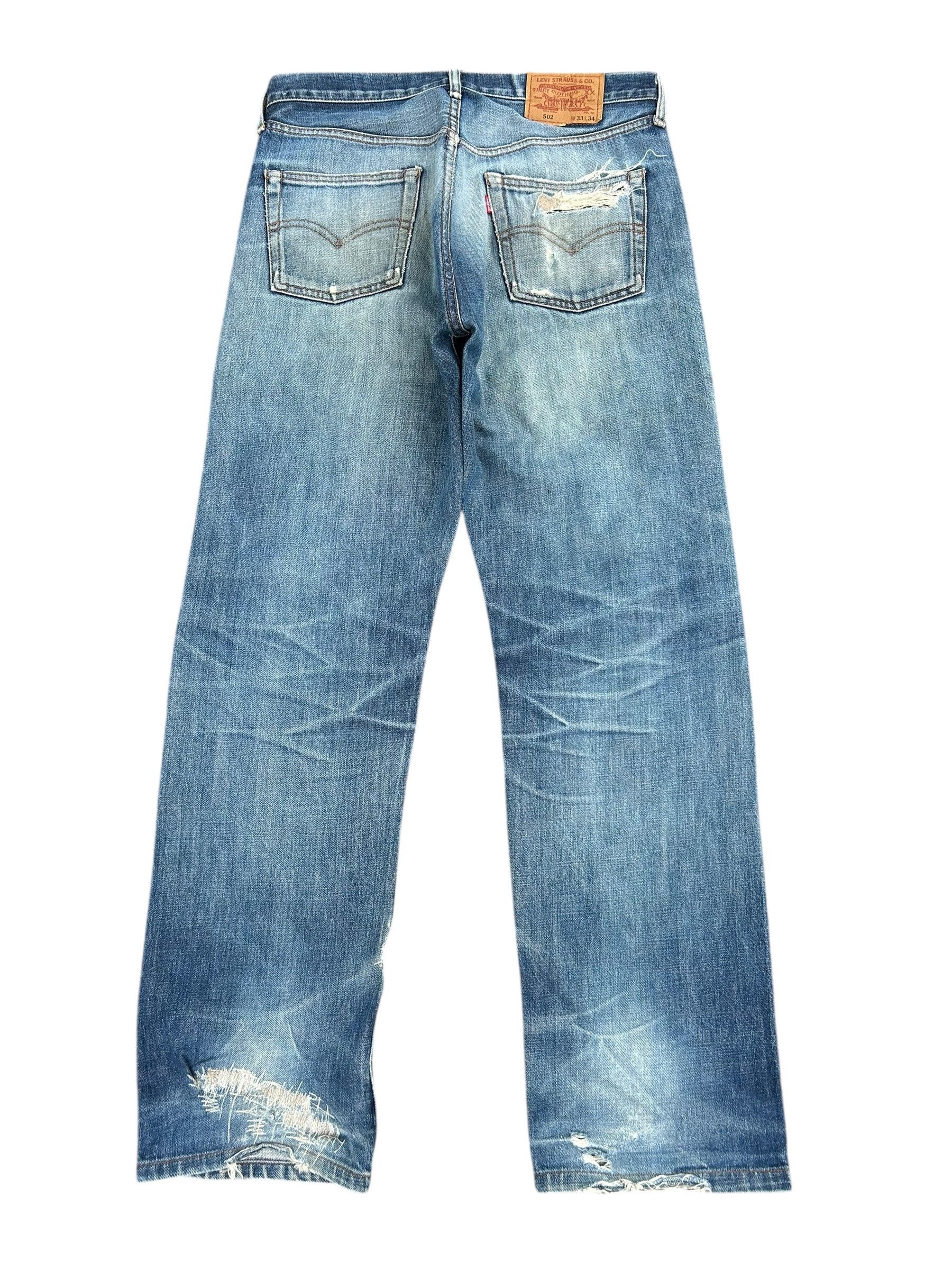 Japanese Brand × Kapital × Vintage THRASHED Vintage Levi's big E Reconstructed Repair Denim Size US 33 - 12 Thumbnail