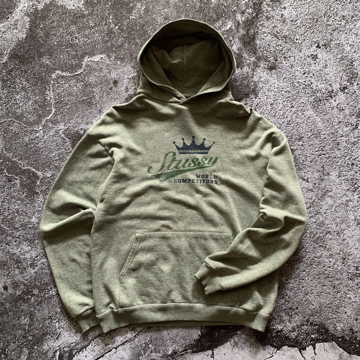Stussy Vintage Stussy "World Competitors" Hoodie Size US L / EU 52-54 / 3 - 1 Thumbnail