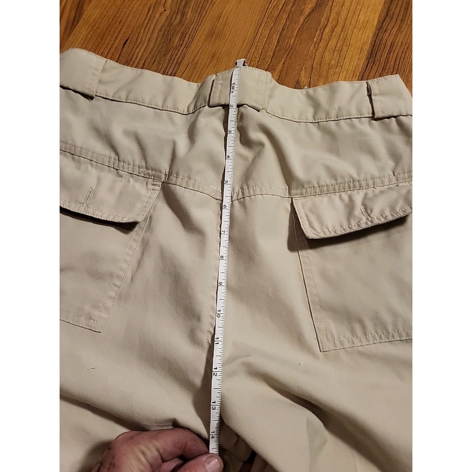 Vintage VINTAGE Oshmans Sportswear Cargo Pants 32" x 26" Beige Mens Adult 32 Beige Cargo Pants 1980s Size US 32 / EU 48 - 7 Thumbnail