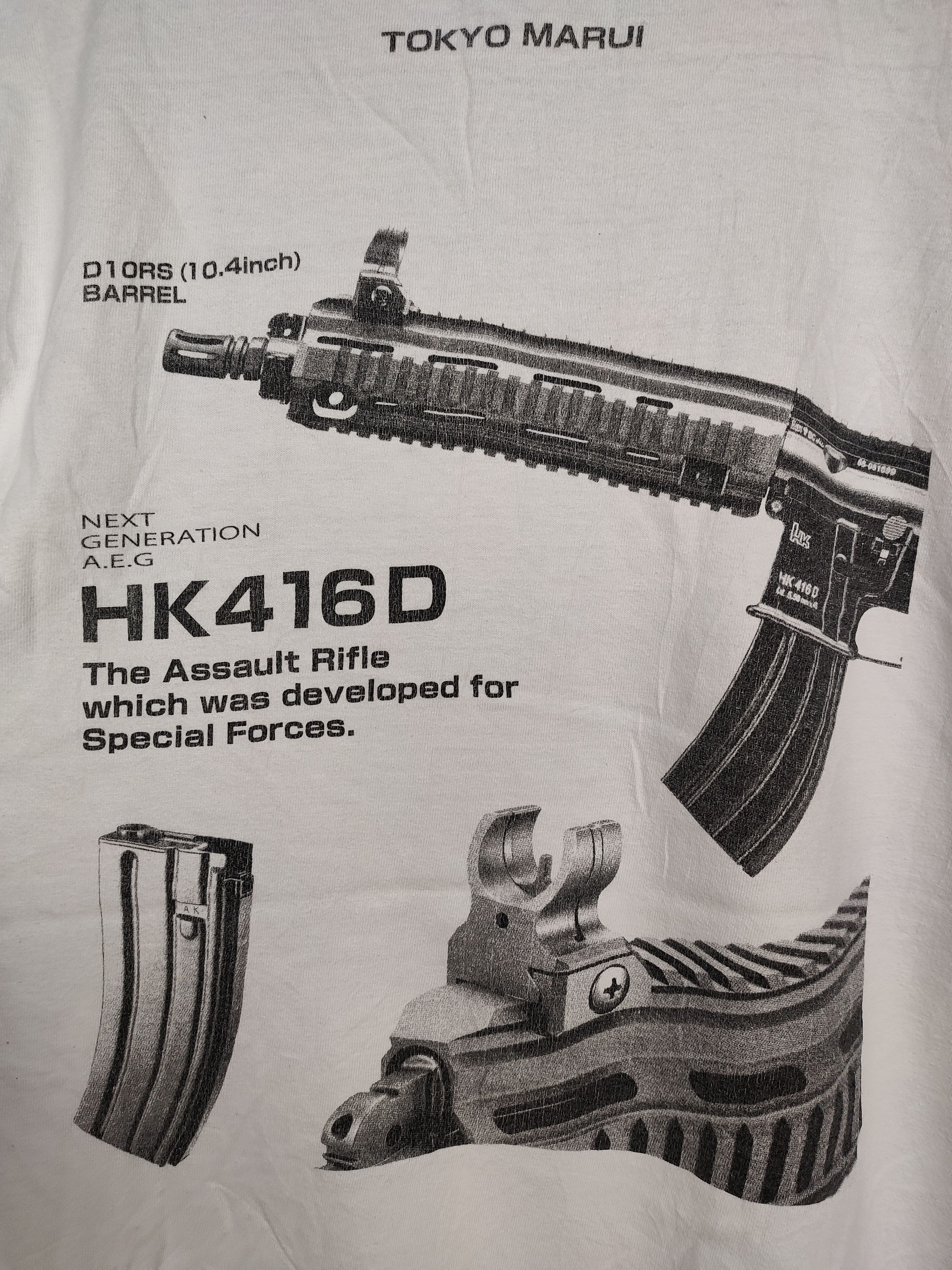 Japanese Brand HK416D gun Anatomi Shirt Size US M / EU 48-50 / 2 - 6 Thumbnail