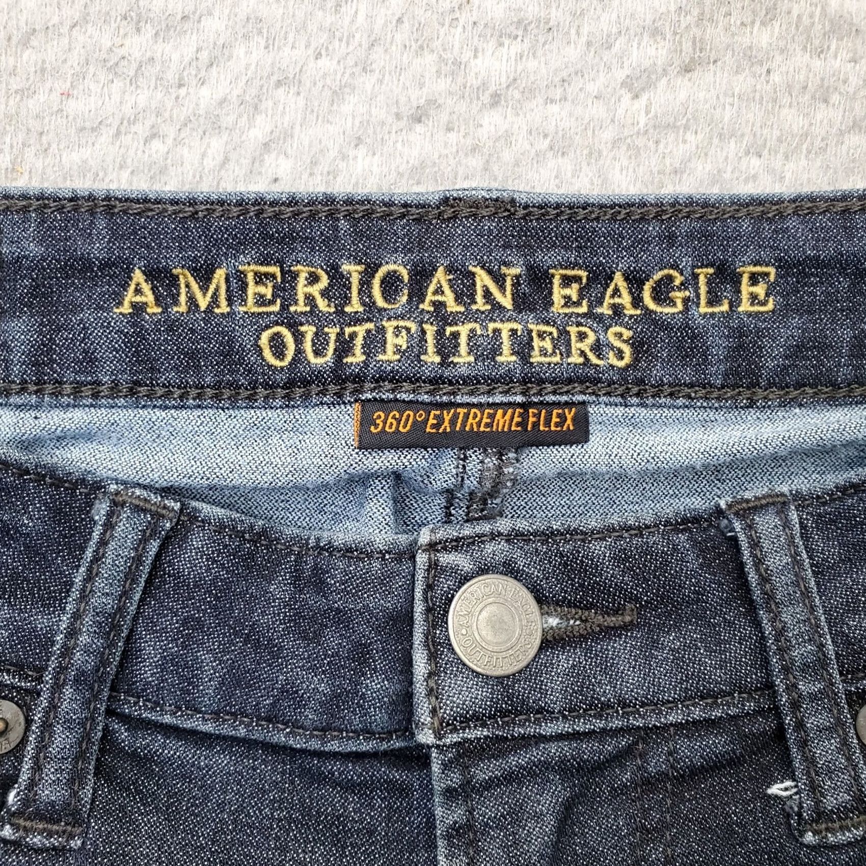 American Eagle Outfitters American Eagle Outfitters Jeans Mens 28/30 Blue Denim Straight Leg 5-Pocket Regular Waist 14.5" Inseam 28.75" CW Size US 28 / EU 44 - 7 Thumbnail