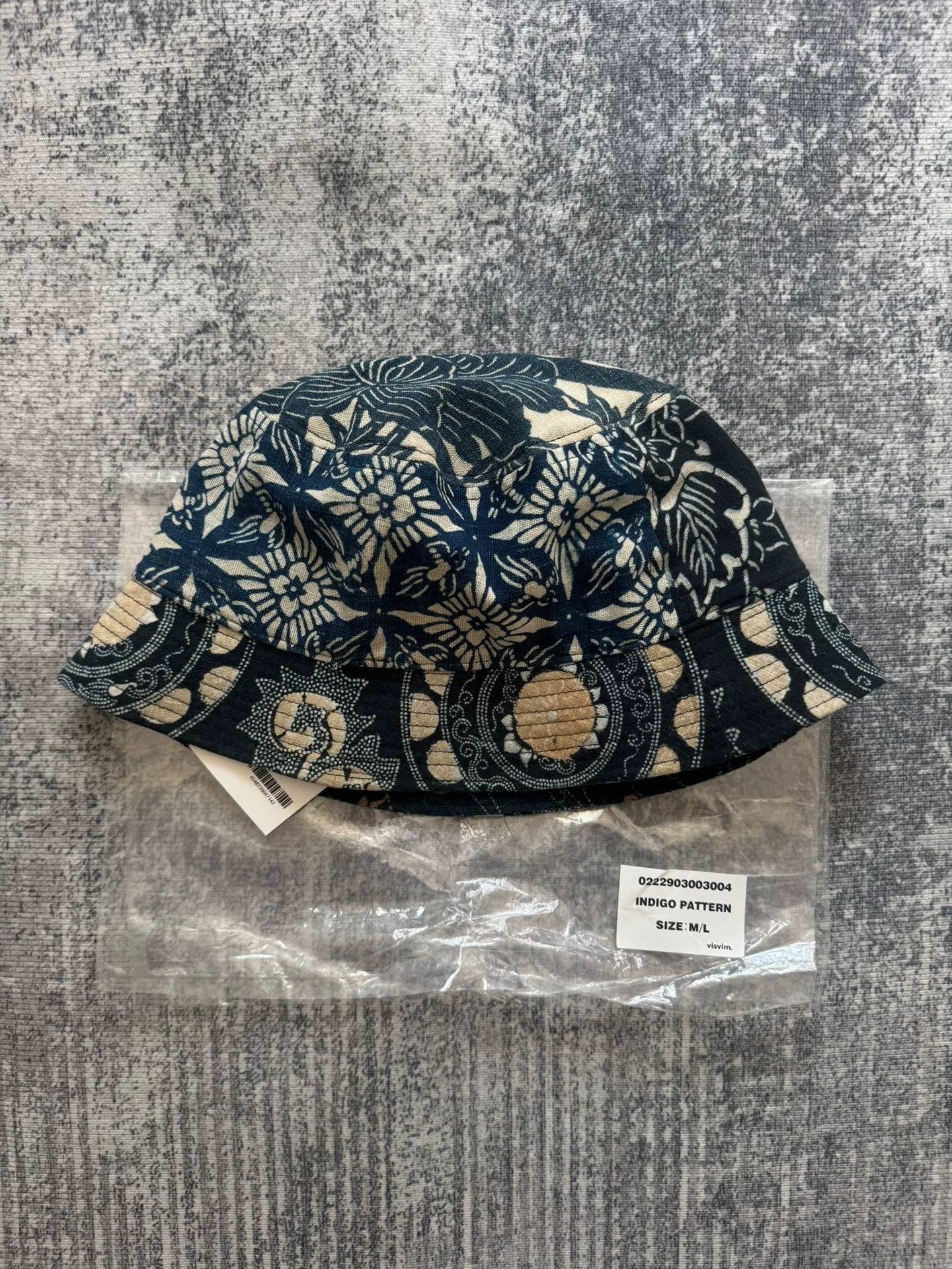 Visvim VISVIM ICT DOME BUCKET HAT INDIGO PATTERN | Grailed