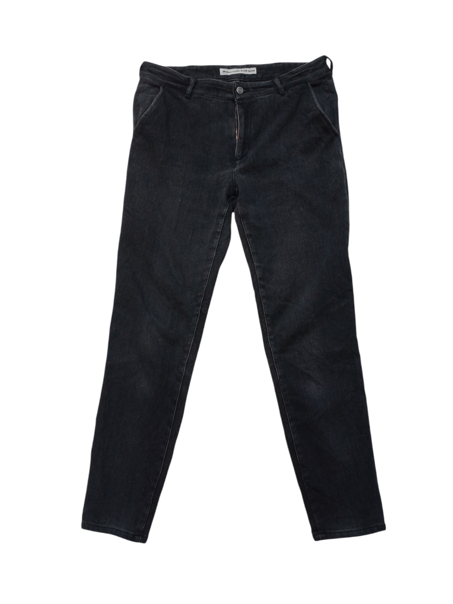 If Six Was Nine × Issey Miyake × Mademoiselle Non Non Issey Miyake Modemoiselle Non Non Distressed Skinny Jeans Size 30" / US 8 / IT 44 - 2 Thumbnail