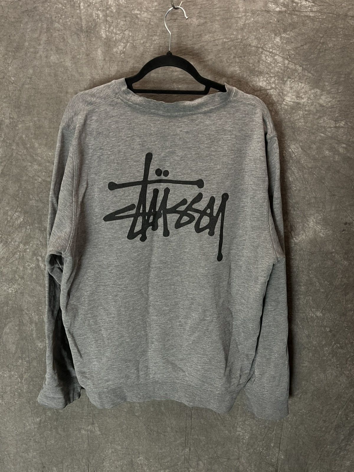 Stussy × Vintage Vintage Stuusy sweatshirt Big Logo Rare Made in USA Size US XL / EU 56 / 4 - 1 Thumbnail