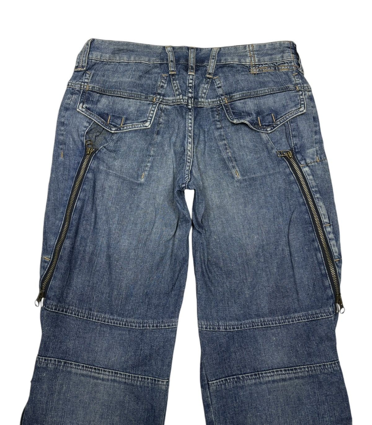 Marithe + Francois Girbaud 🔥MFG ZIPPER BONDAGE JEANS PPFM PUNK STYLE Size US 30 / EU 46 - 9 Thumbnail
