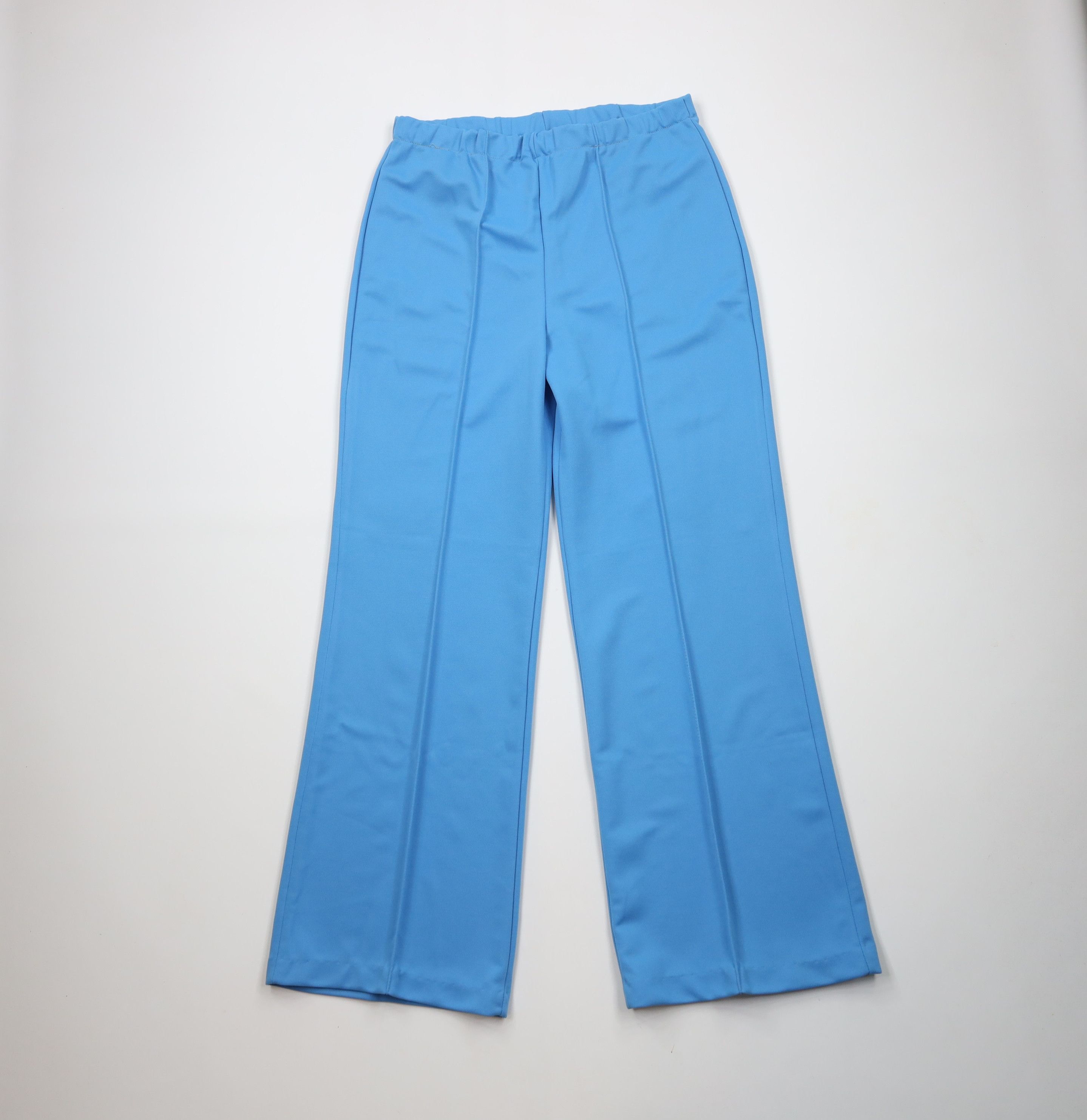 Vintage Vintage 70s Streetwear Bell Bottoms Pants Light Blue USA Size 38" / US 16 / IT 52 - 1 Thumbnail